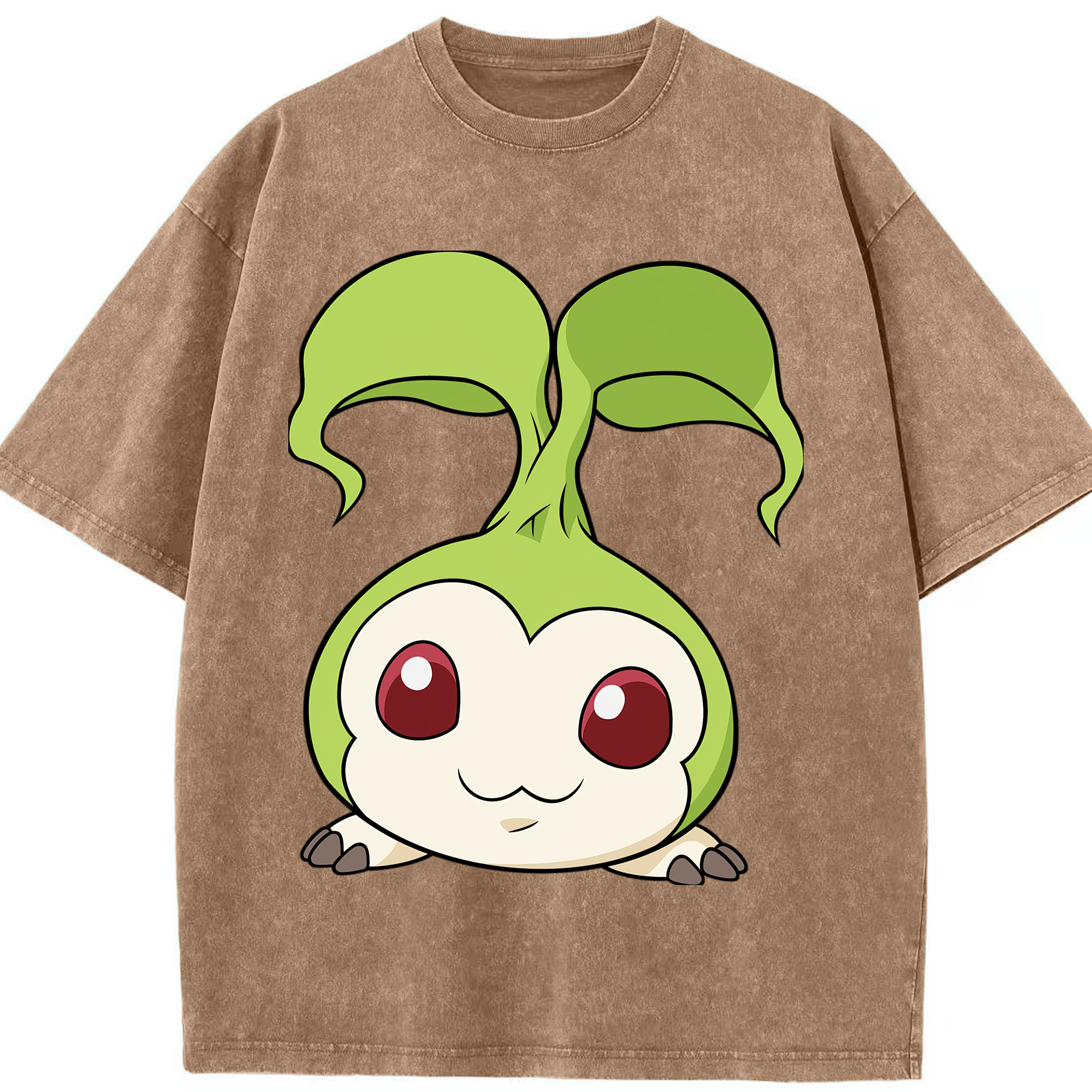 （画像用） Digimon デジタルモンスター/デジモン 綿100% ヴィンテージ風 半袖Tシャツ（フロントプリント）