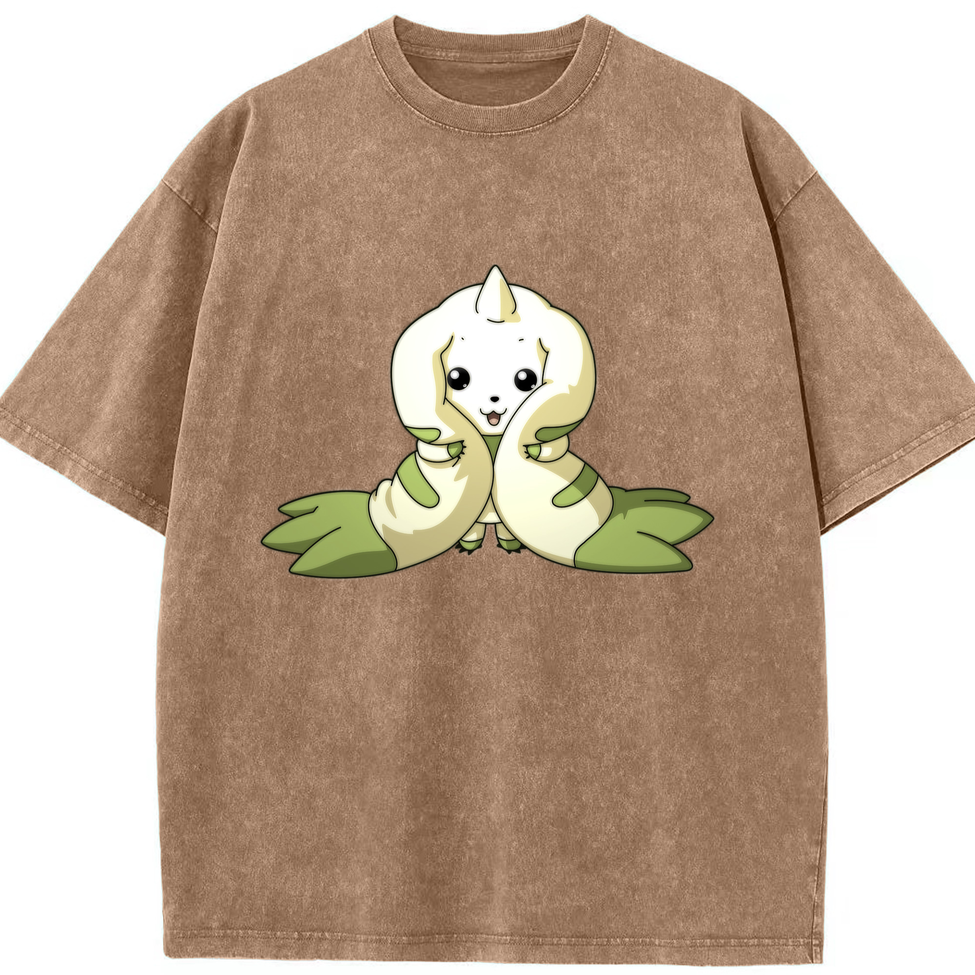 （画像用） Digimon デジタルモンスター/デジモン 綿100% ヴィンテージ風 半袖Tシャツ（フロントプリント）