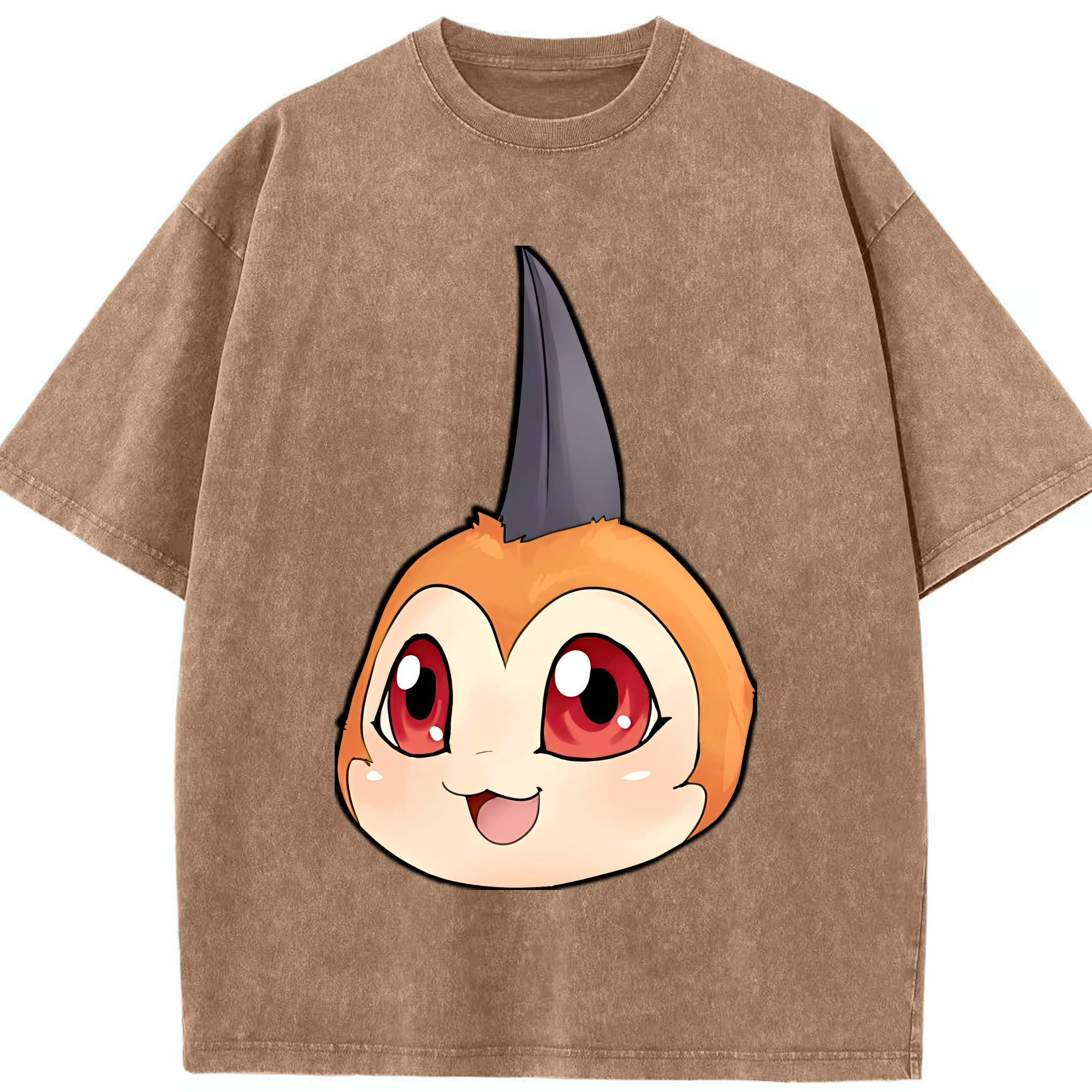 （画像用） Digimon デジタルモンスター/デジモン 綿100% ヴィンテージ風 半袖Tシャツ（フロントプリント）