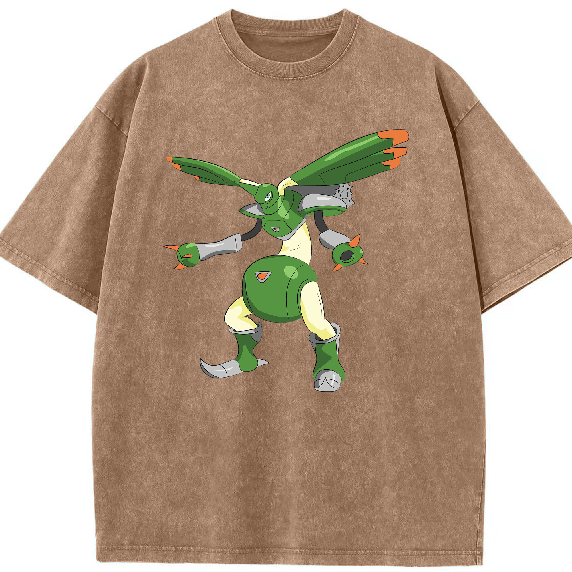 （画像用） Digimon デジタルモンスター/デジモン 綿100% ヴィンテージ風 半袖Tシャツ（フロントプリント）