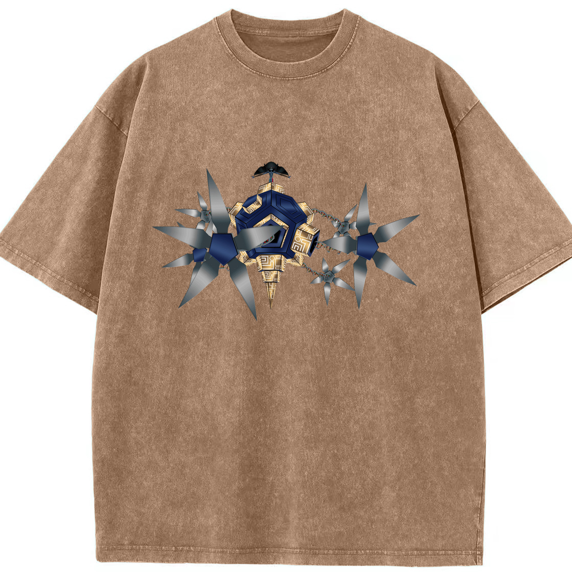 （画像用） Digimon デジタルモンスター/デジモン 綿100% ヴィンテージ風 半袖Tシャツ（フロントプリント）