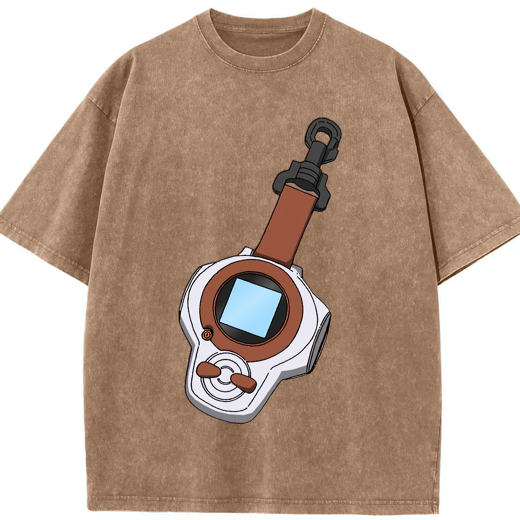 （画像用） Digimon デジタルモンスター/デジモン 綿100% ヴィンテージ風 半袖Tシャツ（フロントプリント）