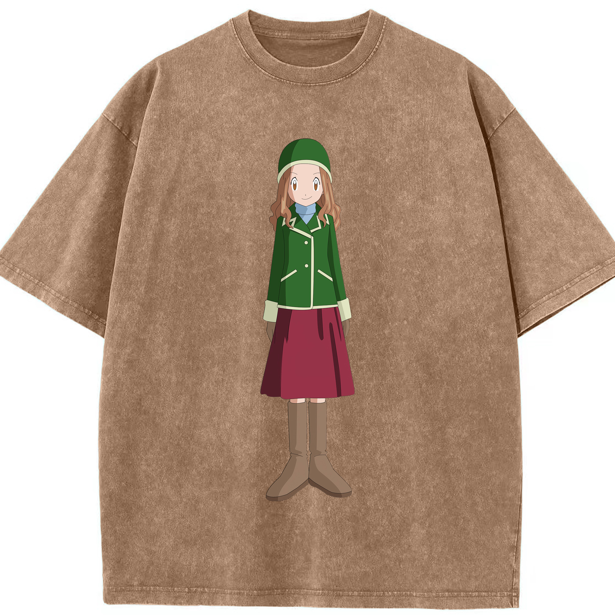 （画像用） Digimon デジタルモンスター/デジモン 綿100% ヴィンテージ風 半袖Tシャツ（フロントプリント）