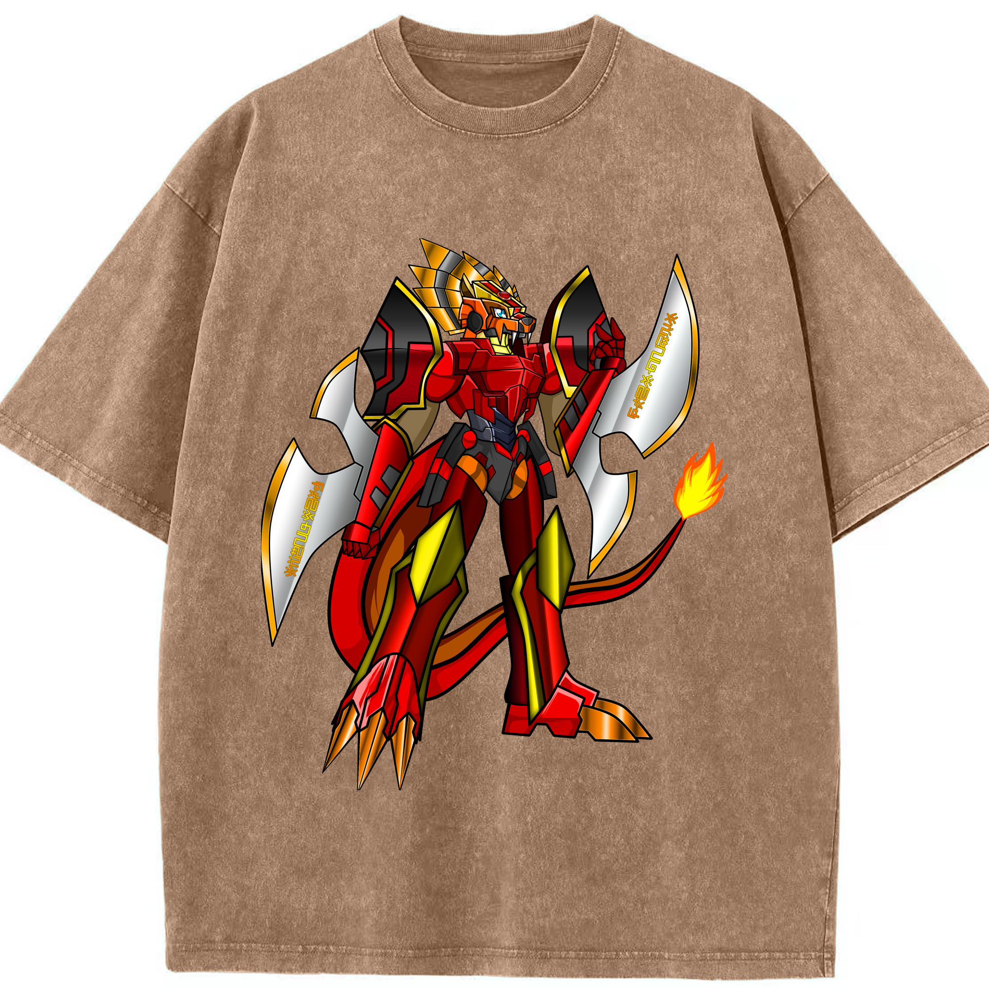 （画像用） Digimon デジタルモンスター/デジモン 綿100% ヴィンテージ風 半袖Tシャツ（フロントプリント）