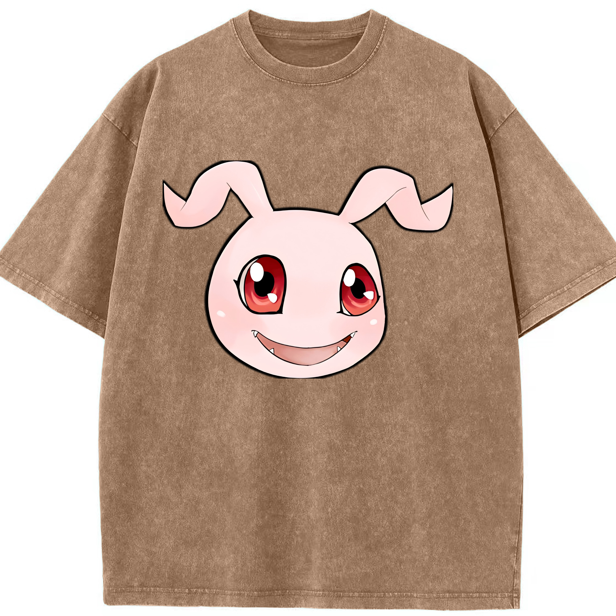 （画像用） Digimon デジタルモンスター/デジモン 綿100% ヴィンテージ風 半袖Tシャツ（フロントプリント）