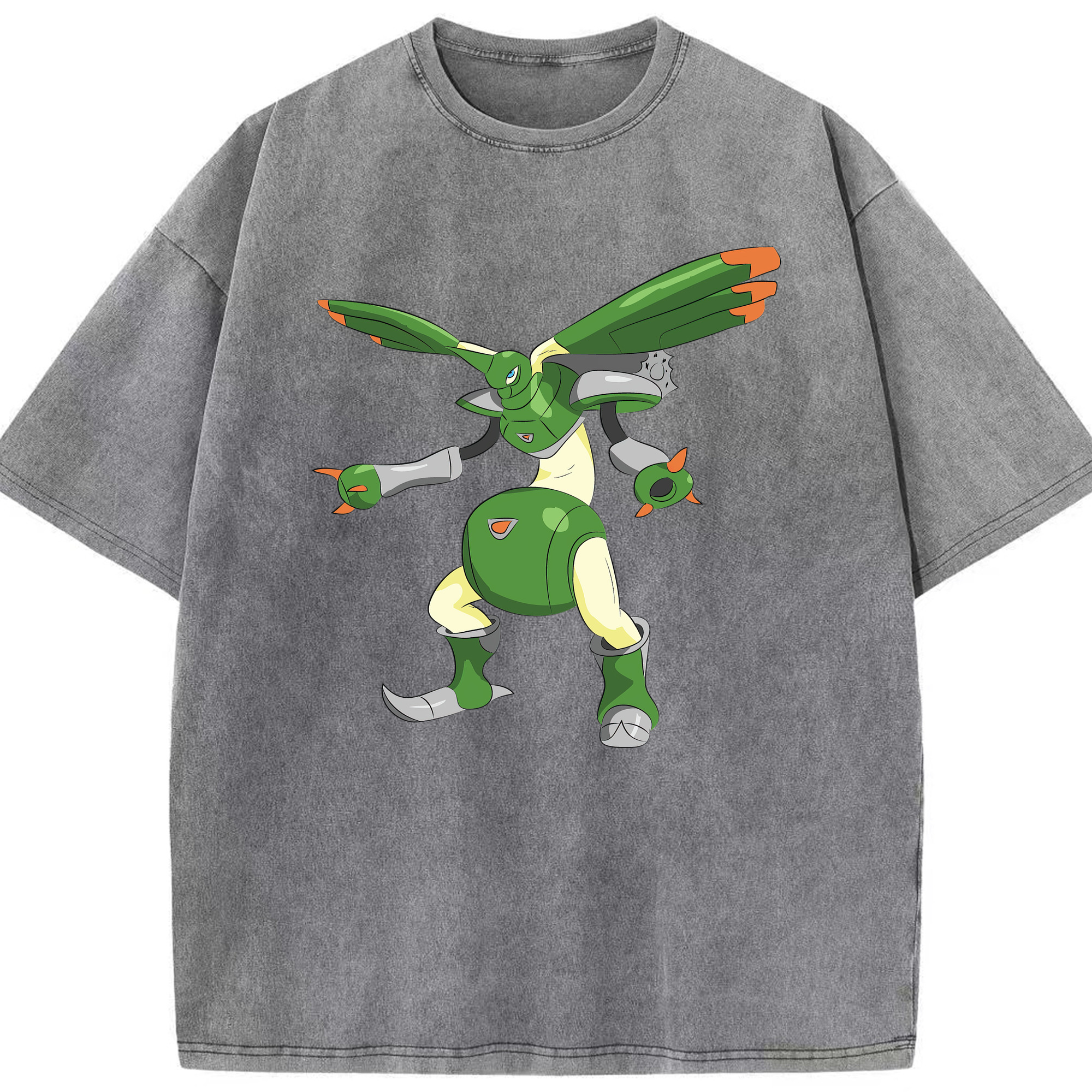 （画像用） Digimon デジタルモンスター/デジモン 綿100% ヴィンテージ風 半袖Tシャツ（フロントプリント）