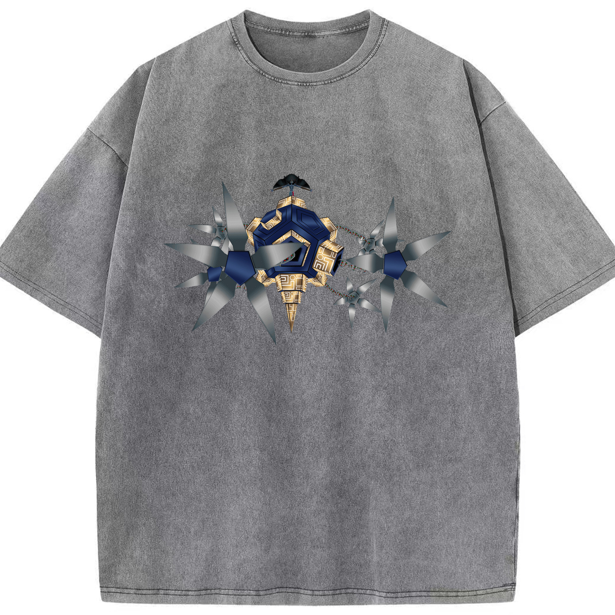 （画像用） Digimon デジタルモンスター/デジモン 綿100% ヴィンテージ風 半袖Tシャツ（フロントプリント）