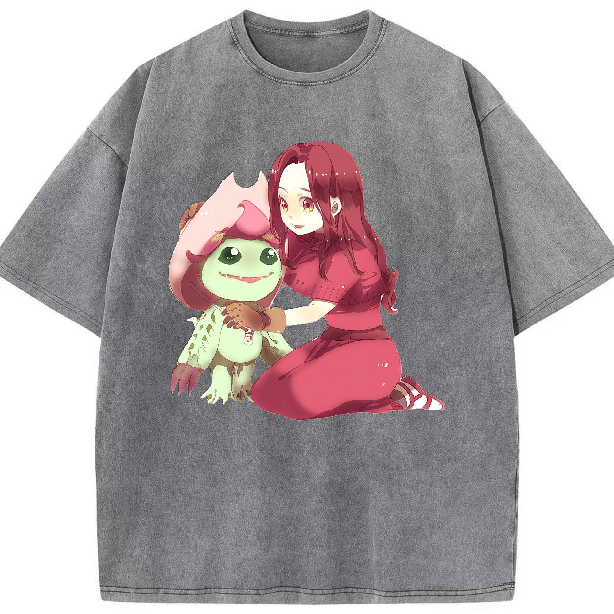 （画像用） Digimon デジタルモンスター/デジモン 綿100% ヴィンテージ風 半袖Tシャツ（フロントプリント）