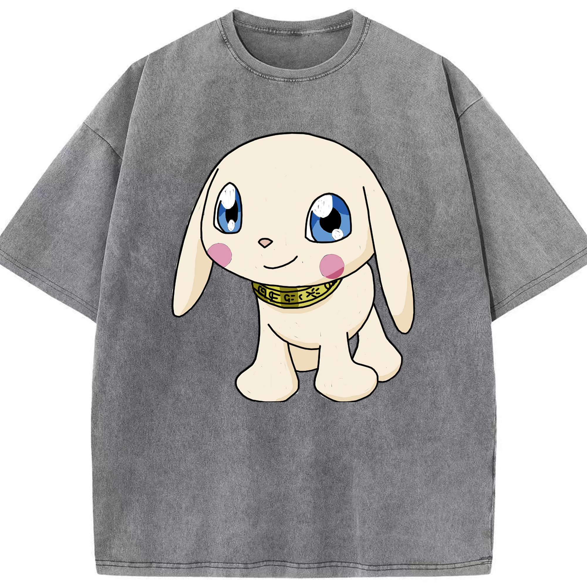 （画像用） Digimon デジタルモンスター/デジモン 綿100% ヴィンテージ風 半袖Tシャツ（フロントプリント）