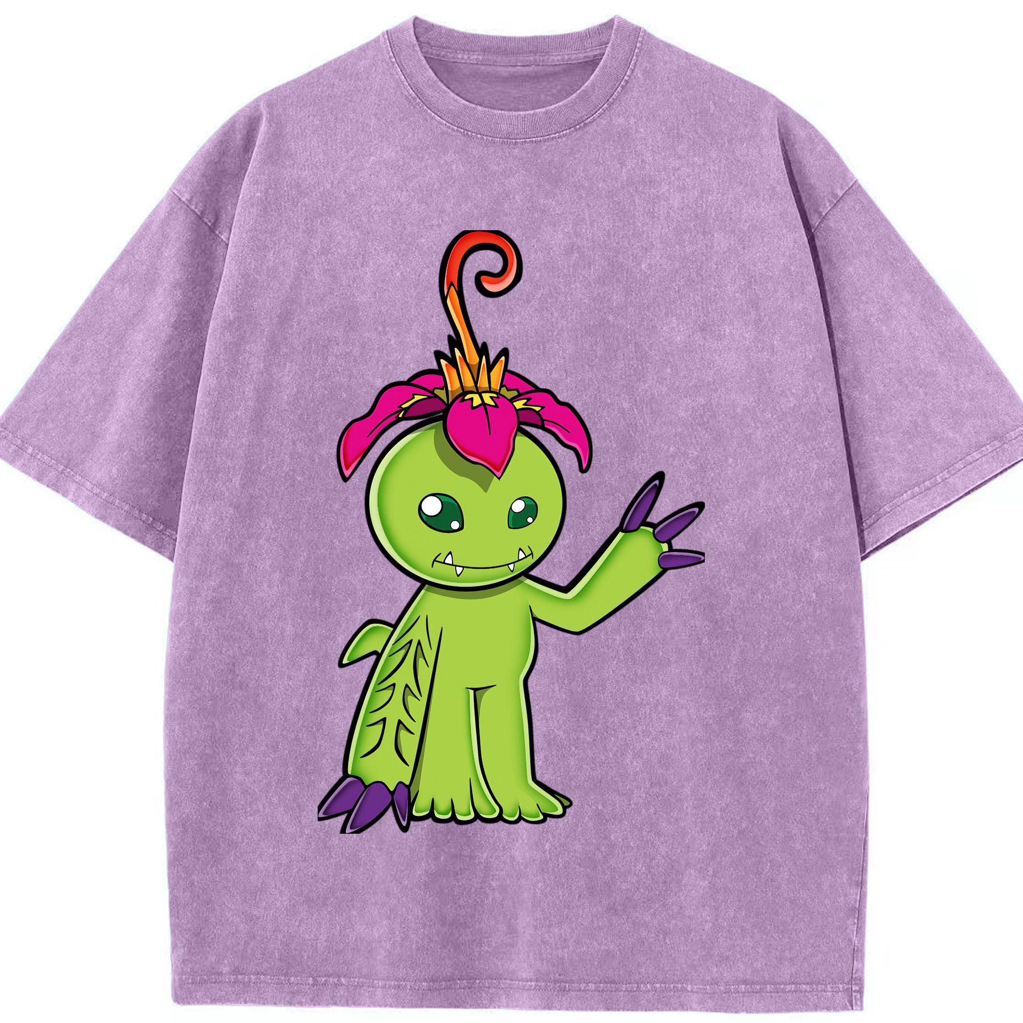 （画像用） Digimon デジタルモンスター/デジモン 綿100% ヴィンテージ風 半袖Tシャツ（フロントプリント）
