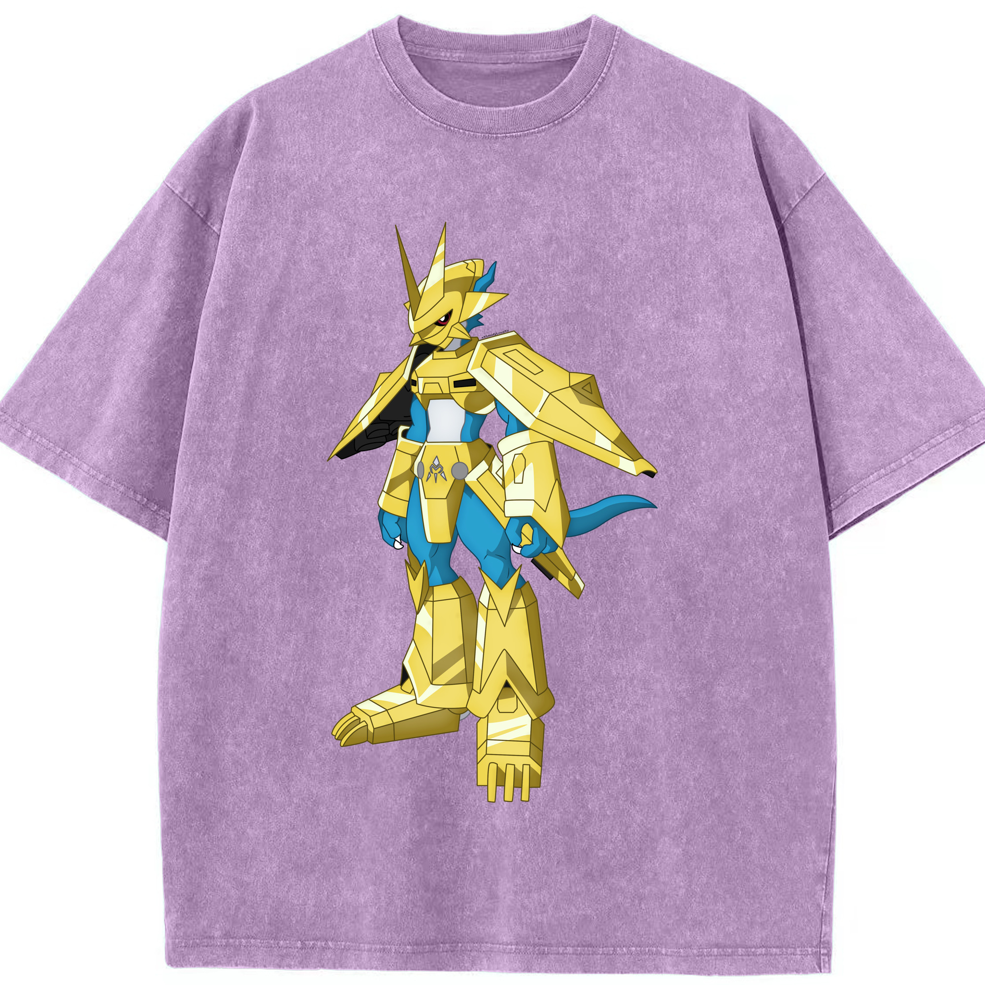 （画像用） Digimon デジタルモンスター/デジモン 綿100% ヴィンテージ風 半袖Tシャツ（フロントプリント）