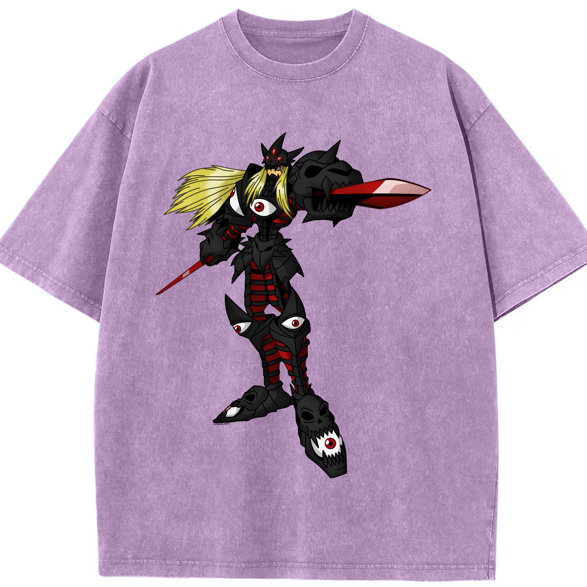 （画像用） Digimon デジタルモンスター/デジモン 綿100% ヴィンテージ風 半袖Tシャツ（フロントプリント）
