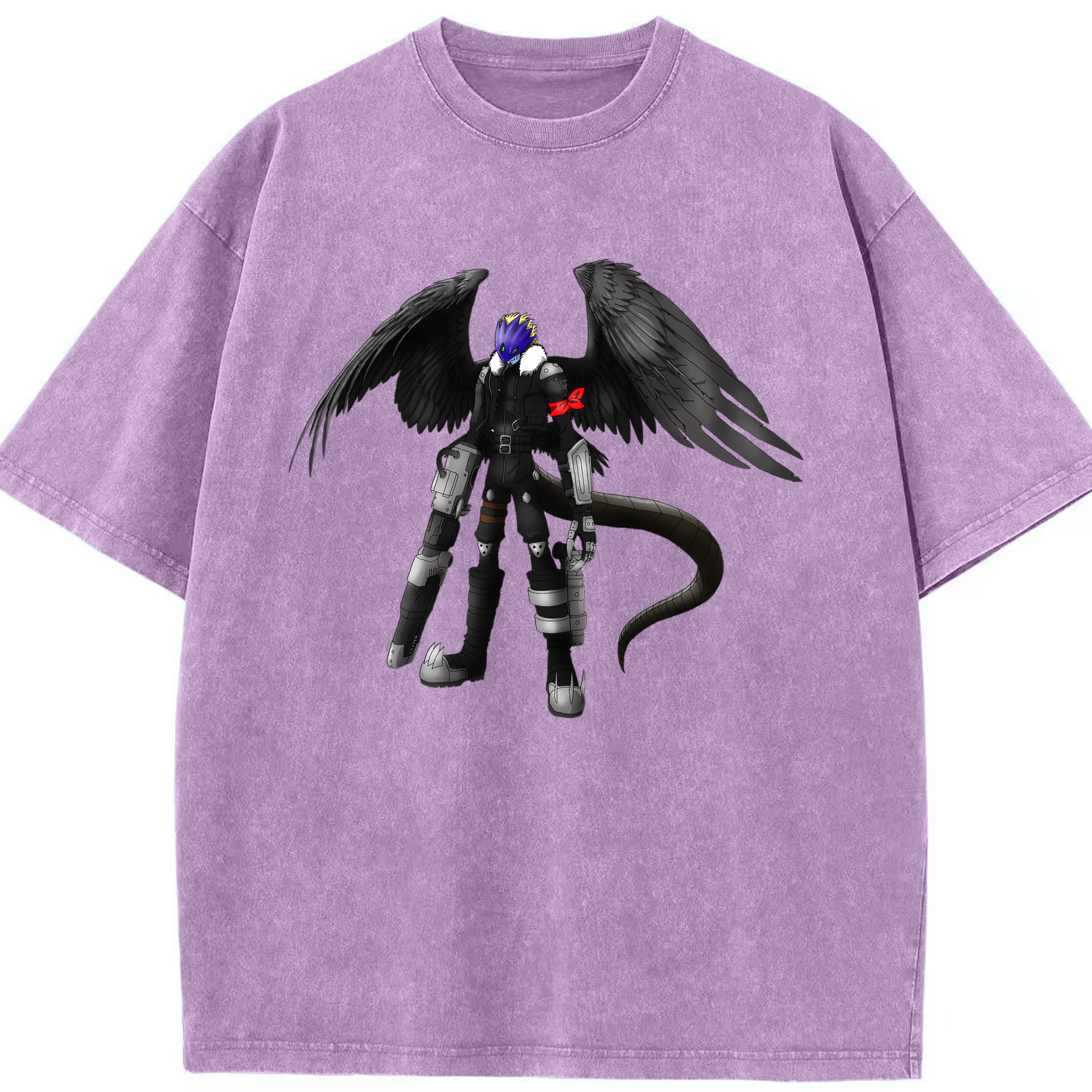（画像用） Digimon デジタルモンスター/デジモン 綿100% ヴィンテージ風 半袖Tシャツ（フロントプリント）