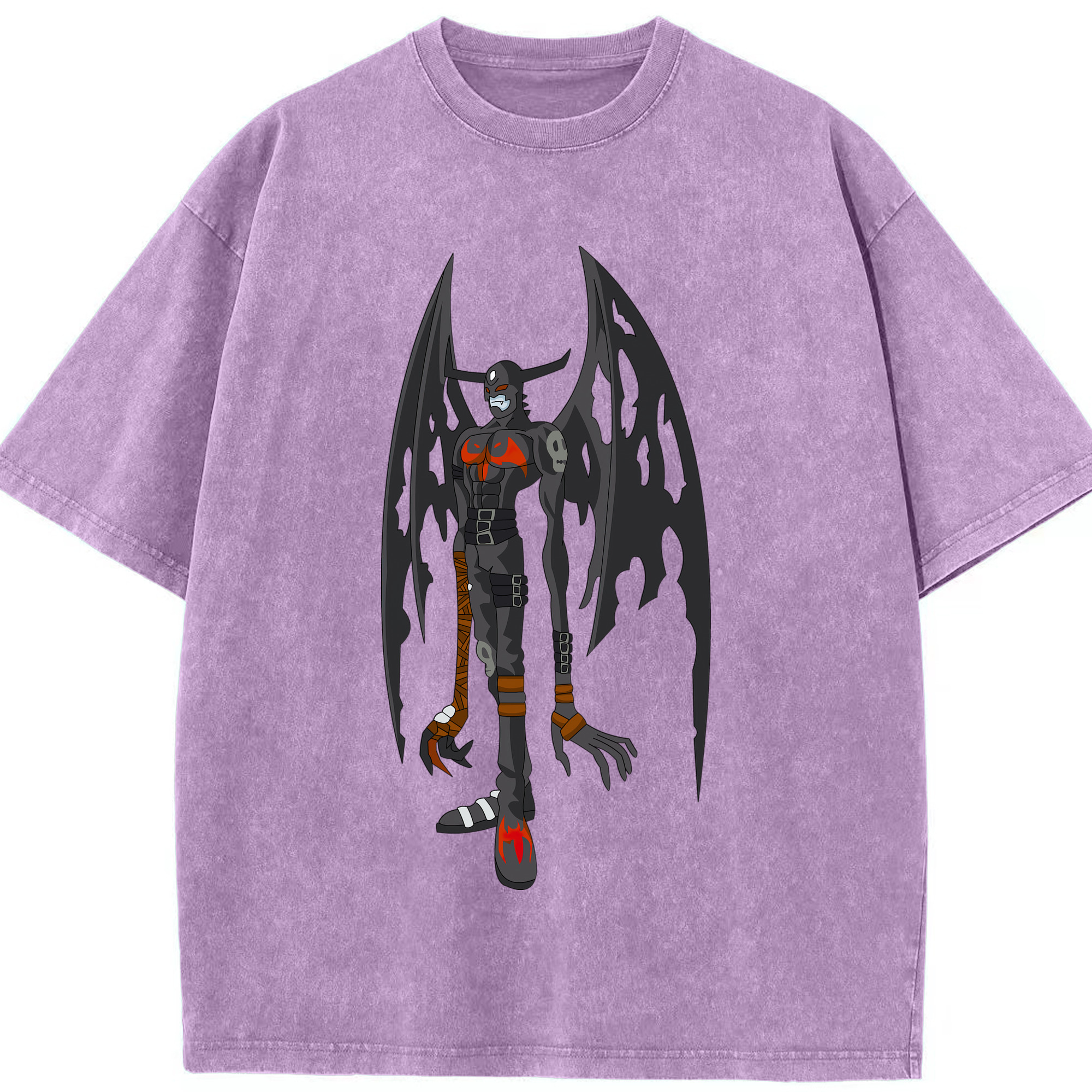 （画像用） Digimon デジタルモンスター/デジモン 綿100% ヴィンテージ風 半袖Tシャツ（フロントプリント）