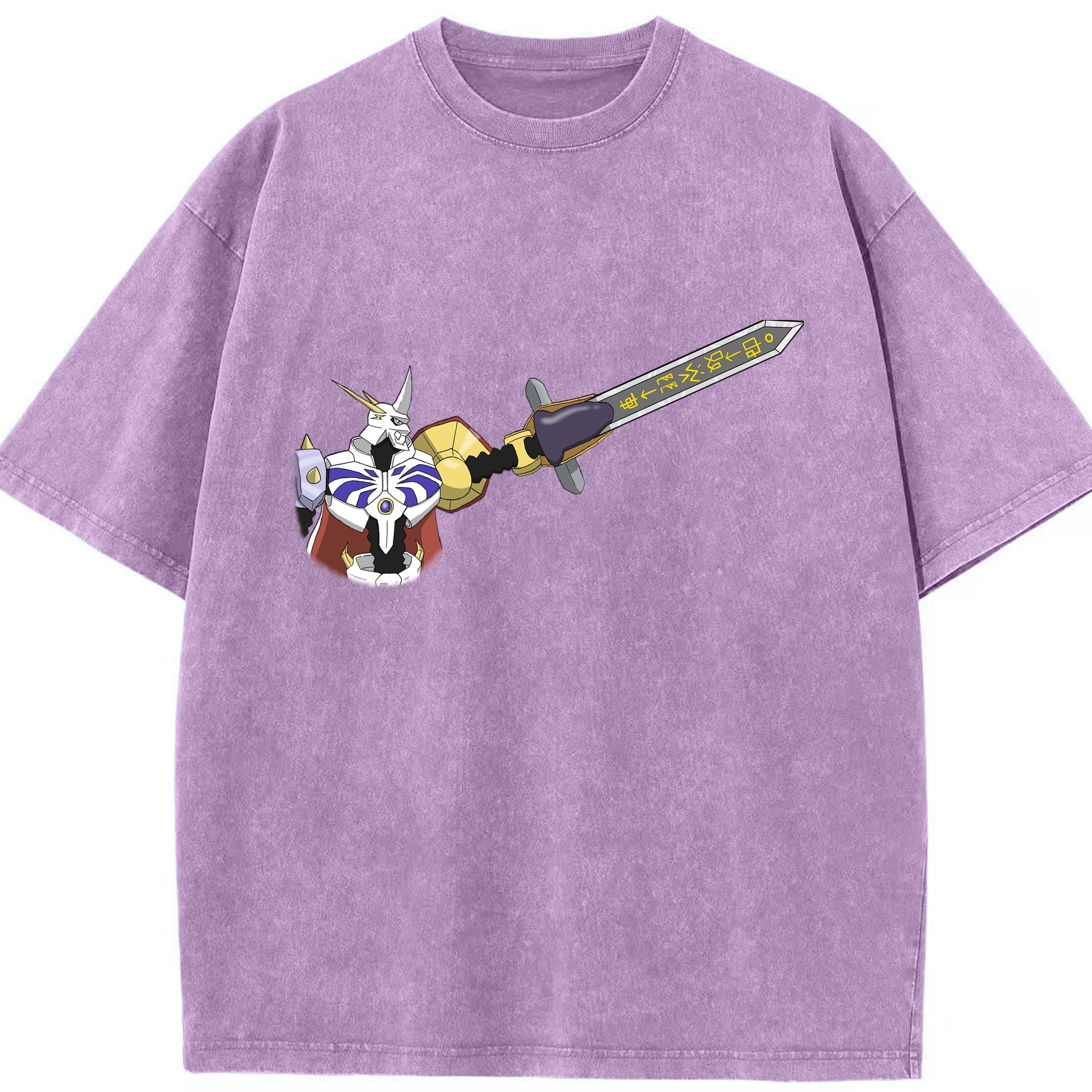 （画像用） Digimon デジタルモンスター/デジモン 綿100% ヴィンテージ風 半袖Tシャツ（フロントプリント）