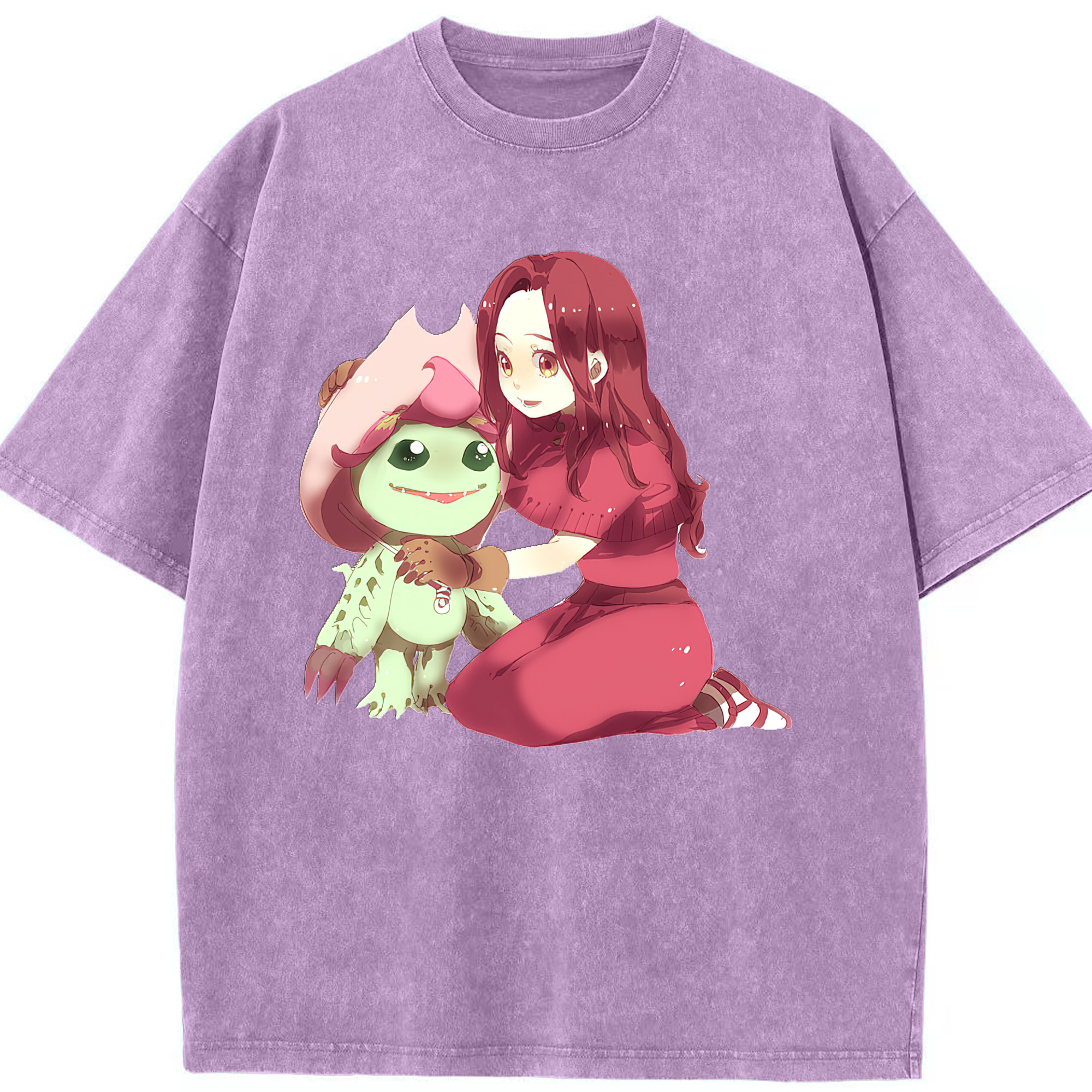 （画像用） Digimon デジタルモンスター/デジモン 綿100% ヴィンテージ風 半袖Tシャツ（フロントプリント）