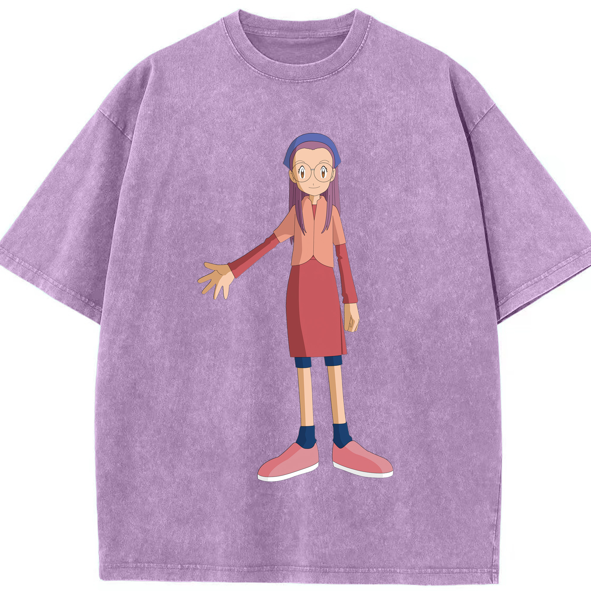 （画像用） Digimon デジタルモンスター/デジモン 綿100% ヴィンテージ風 半袖Tシャツ（フロントプリント）