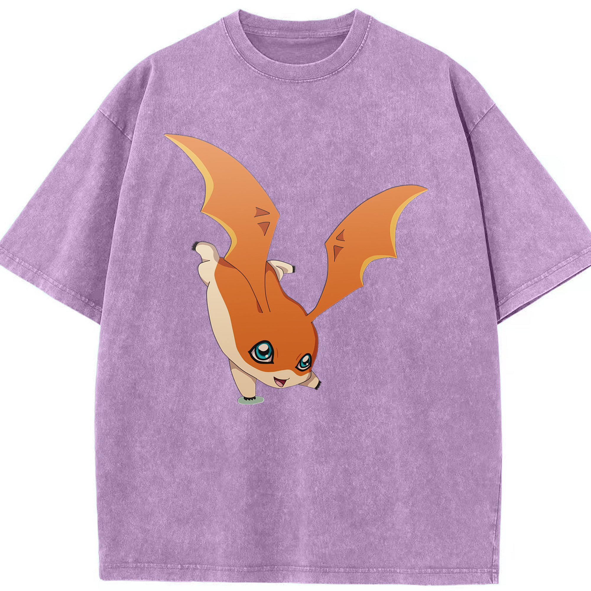 （画像用） Digimon デジタルモンスター/デジモン 綿100% ヴィンテージ風 半袖Tシャツ（フロントプリント）
