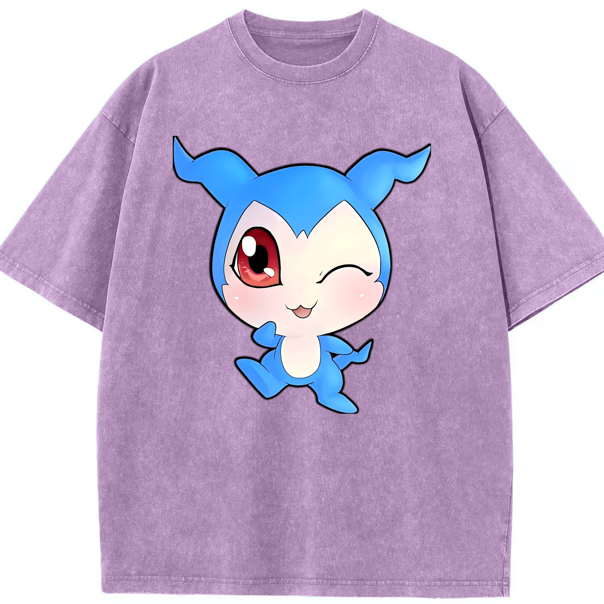 （画像用） Digimon デジタルモンスター/デジモン 綿100% ヴィンテージ風 半袖Tシャツ（フロントプリント）