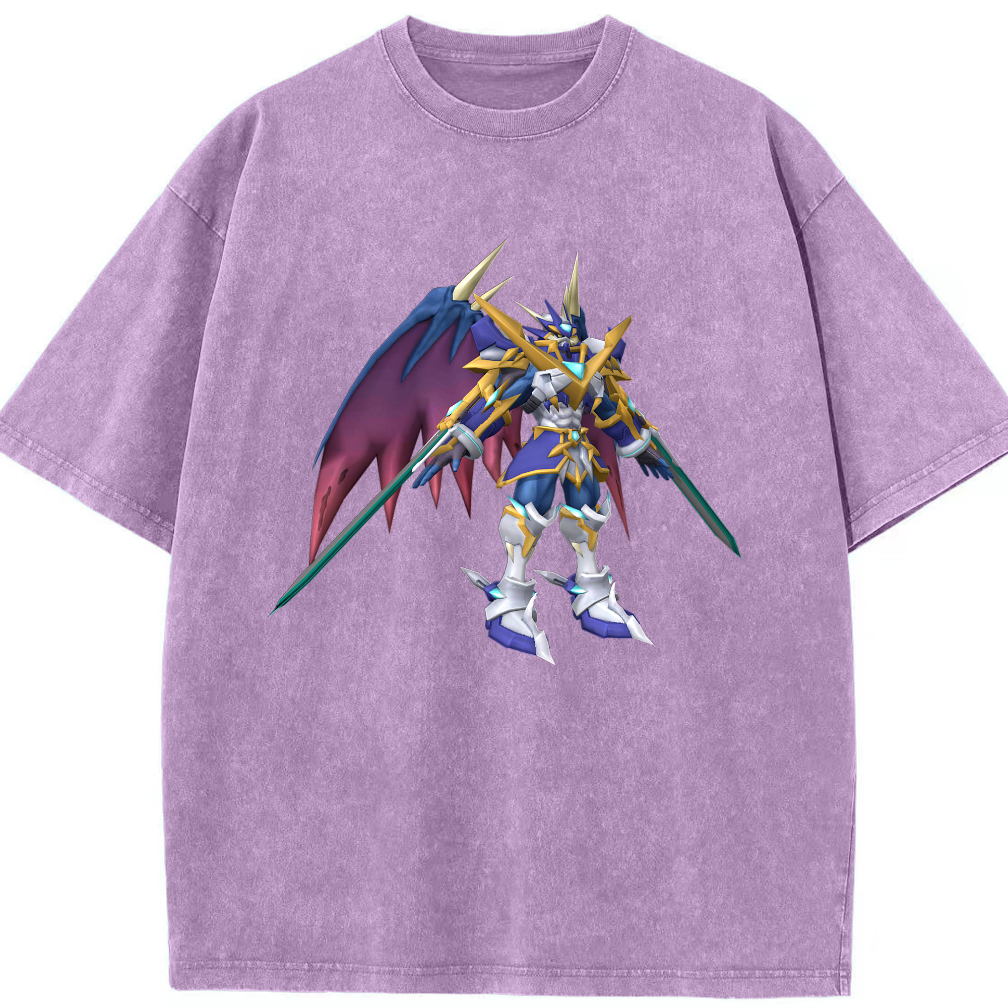 （画像用） Digimon デジタルモンスター/デジモン 綿100% ヴィンテージ風 半袖Tシャツ（フロントプリント）