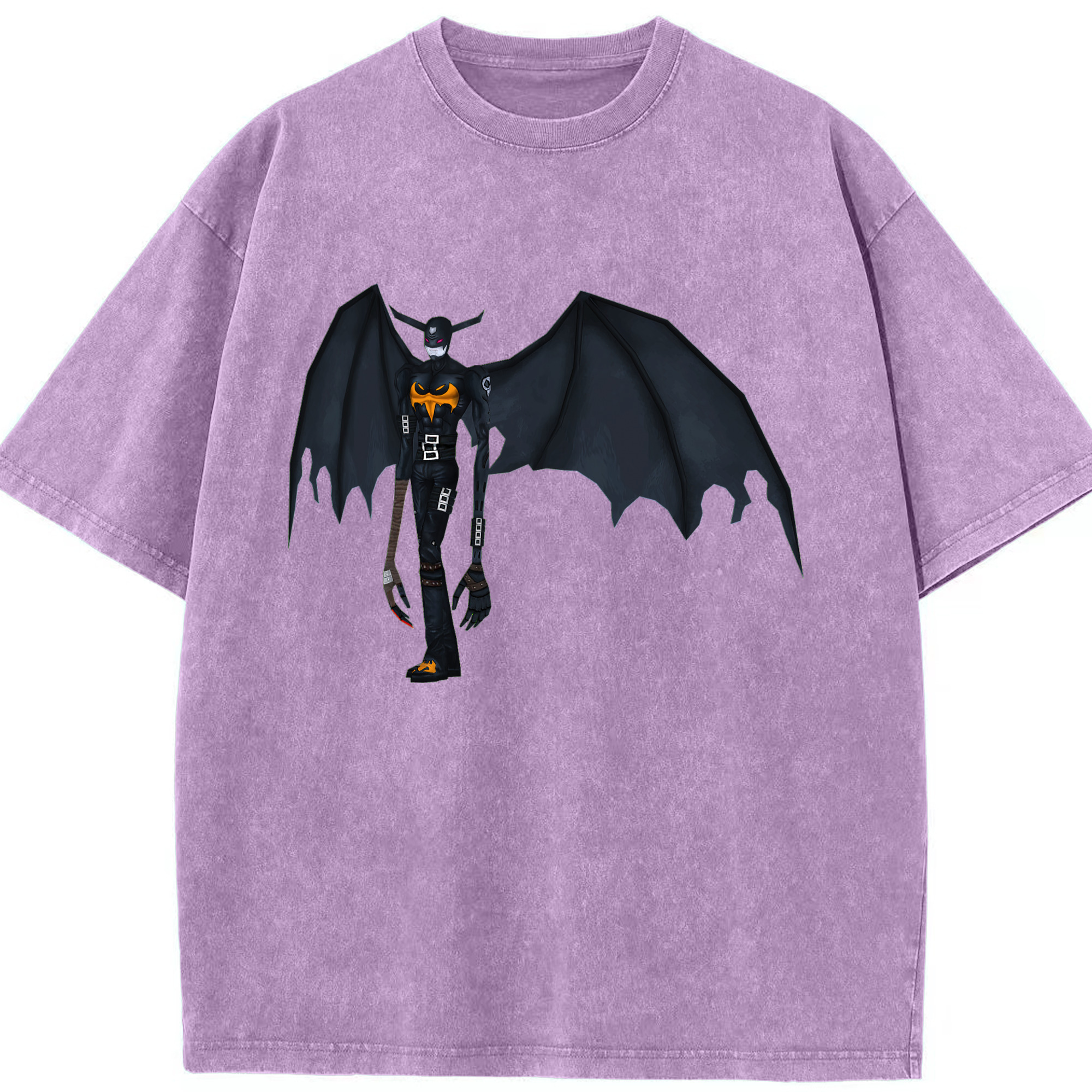 （画像用） Digimon デジタルモンスター/デジモン 綿100% ヴィンテージ風 半袖Tシャツ（フロントプリント）