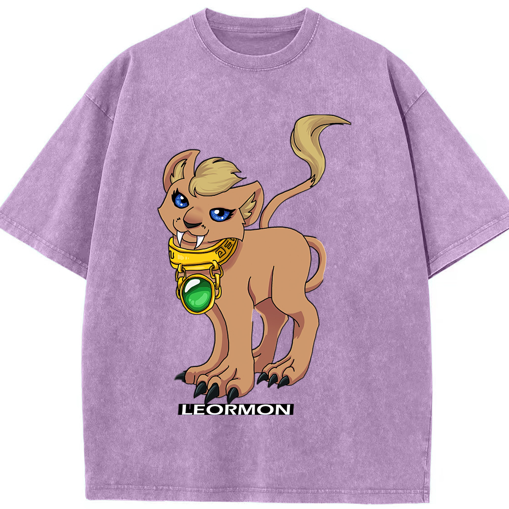 （画像用） Digimon デジタルモンスター/デジモン 綿100% ヴィンテージ風 半袖Tシャツ（フロントプリント）