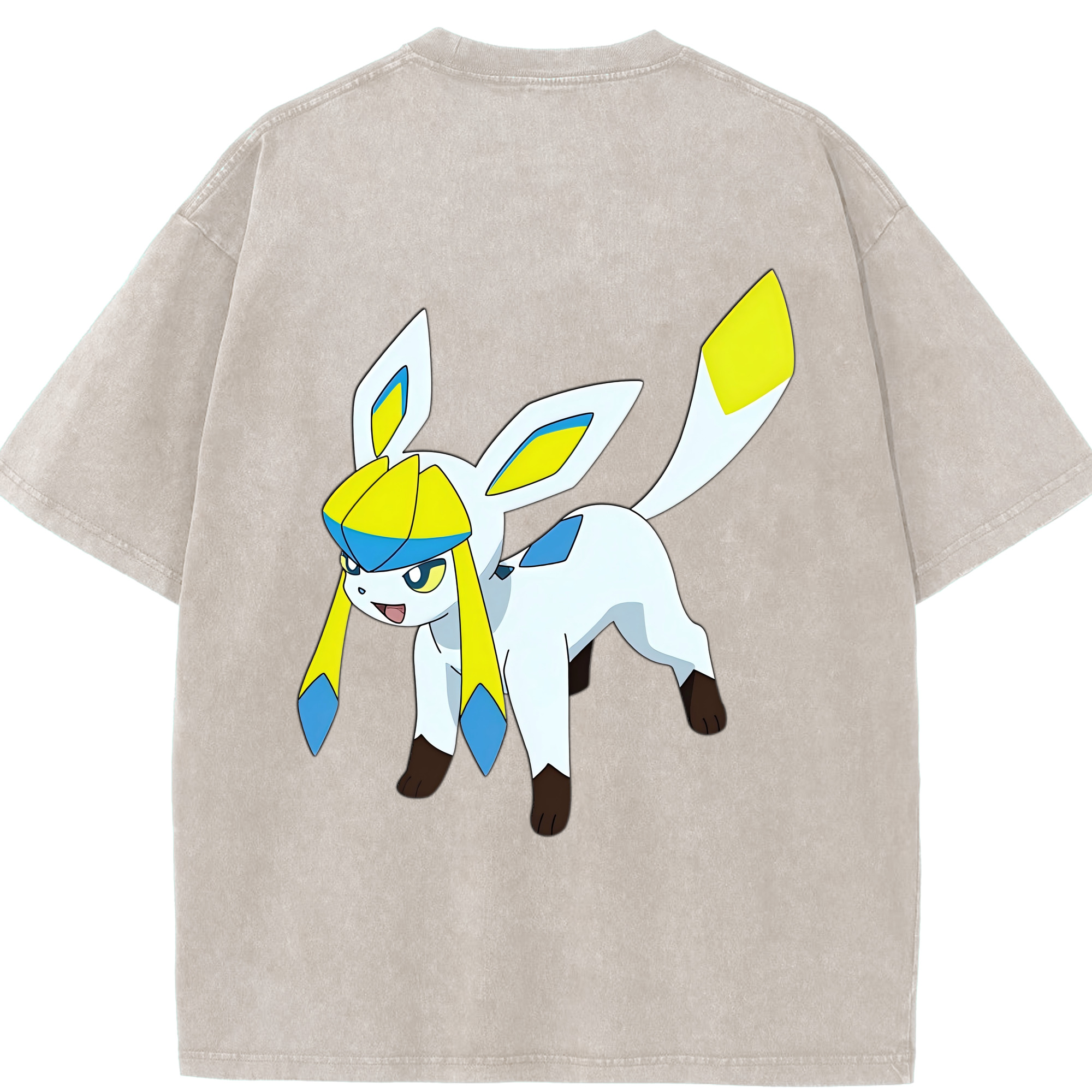 （画像用） Digimon デジタルモンスター/デジモン 綿100% ヴィンテージ風 半袖Tシャツ（背面プリント）