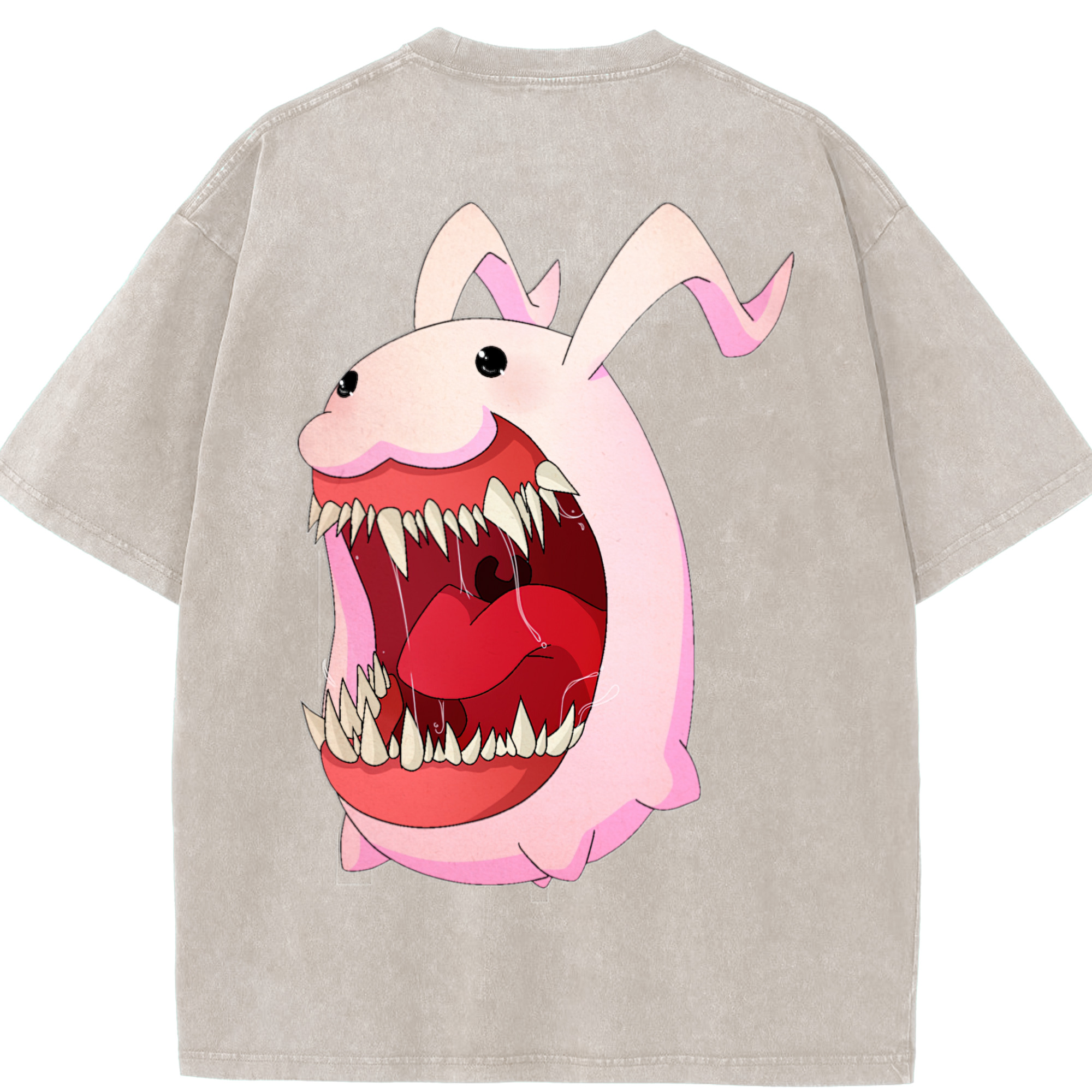 （画像用） Digimon デジタルモンスター/デジモン 綿100% ヴィンテージ風 半袖Tシャツ（背面プリント）