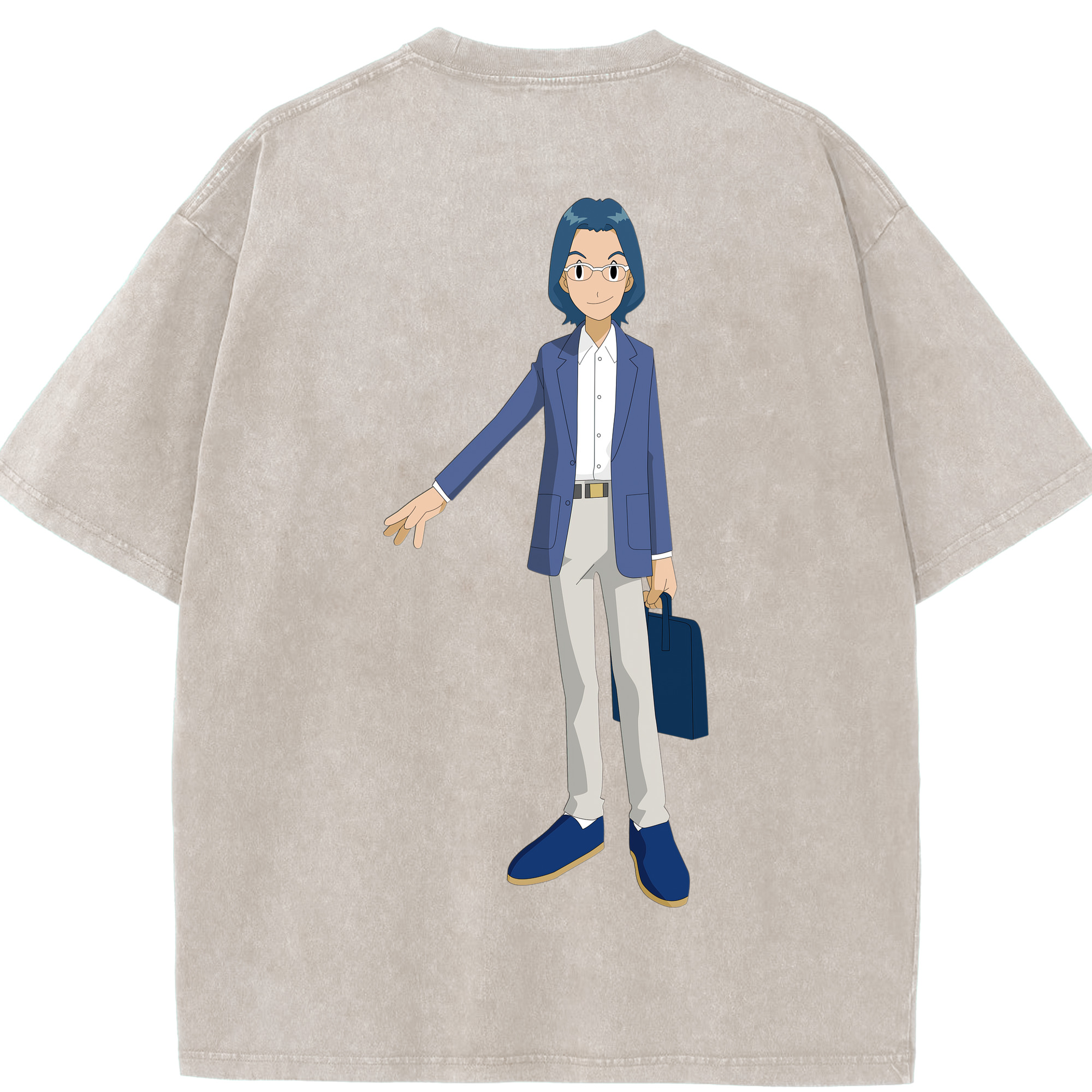 （画像用） Digimon デジタルモンスター/デジモン 綿100% ヴィンテージ風 半袖Tシャツ（背面プリント）