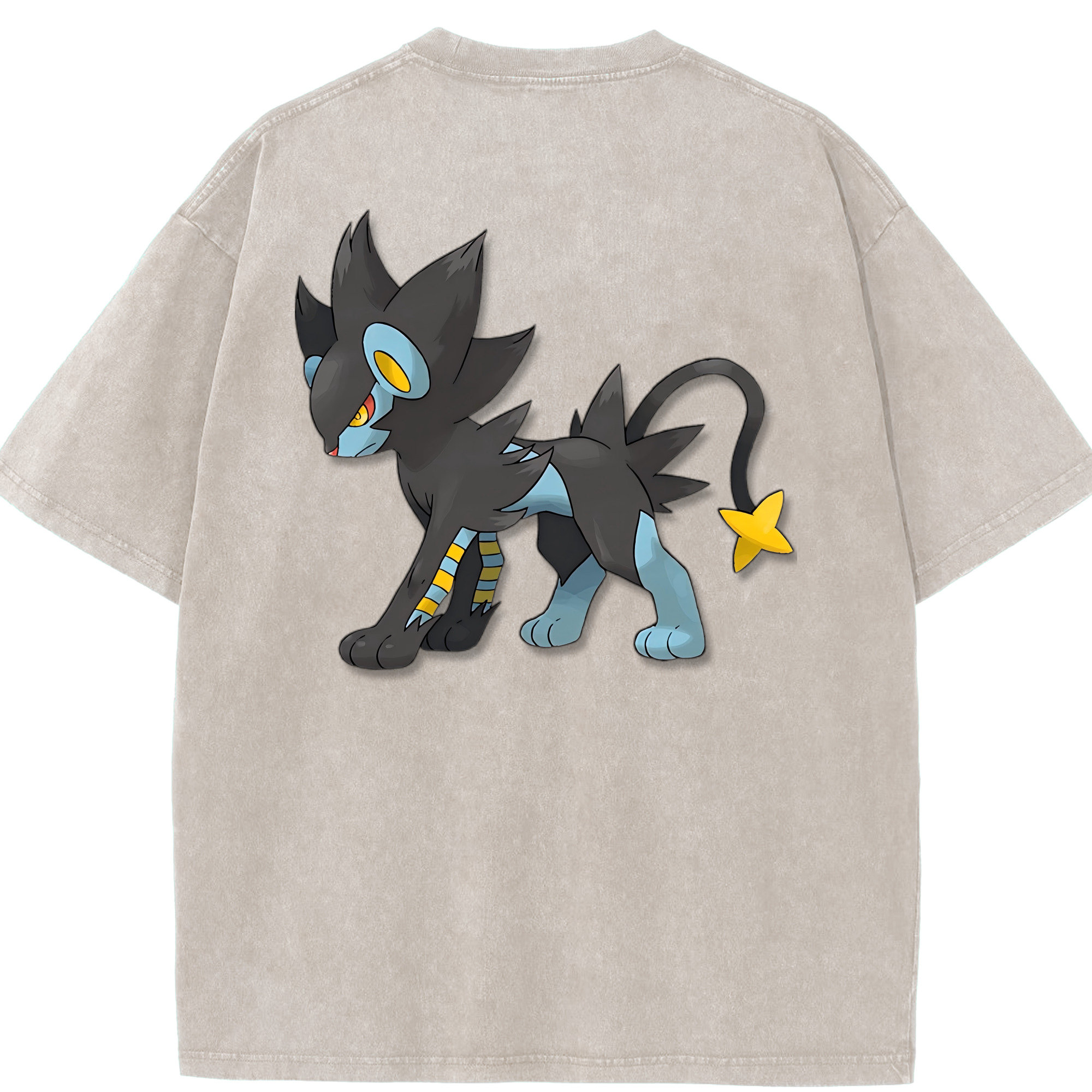 （画像用） Digimon デジタルモンスター/デジモン 綿100% ヴィンテージ風 半袖Tシャツ（背面プリント）