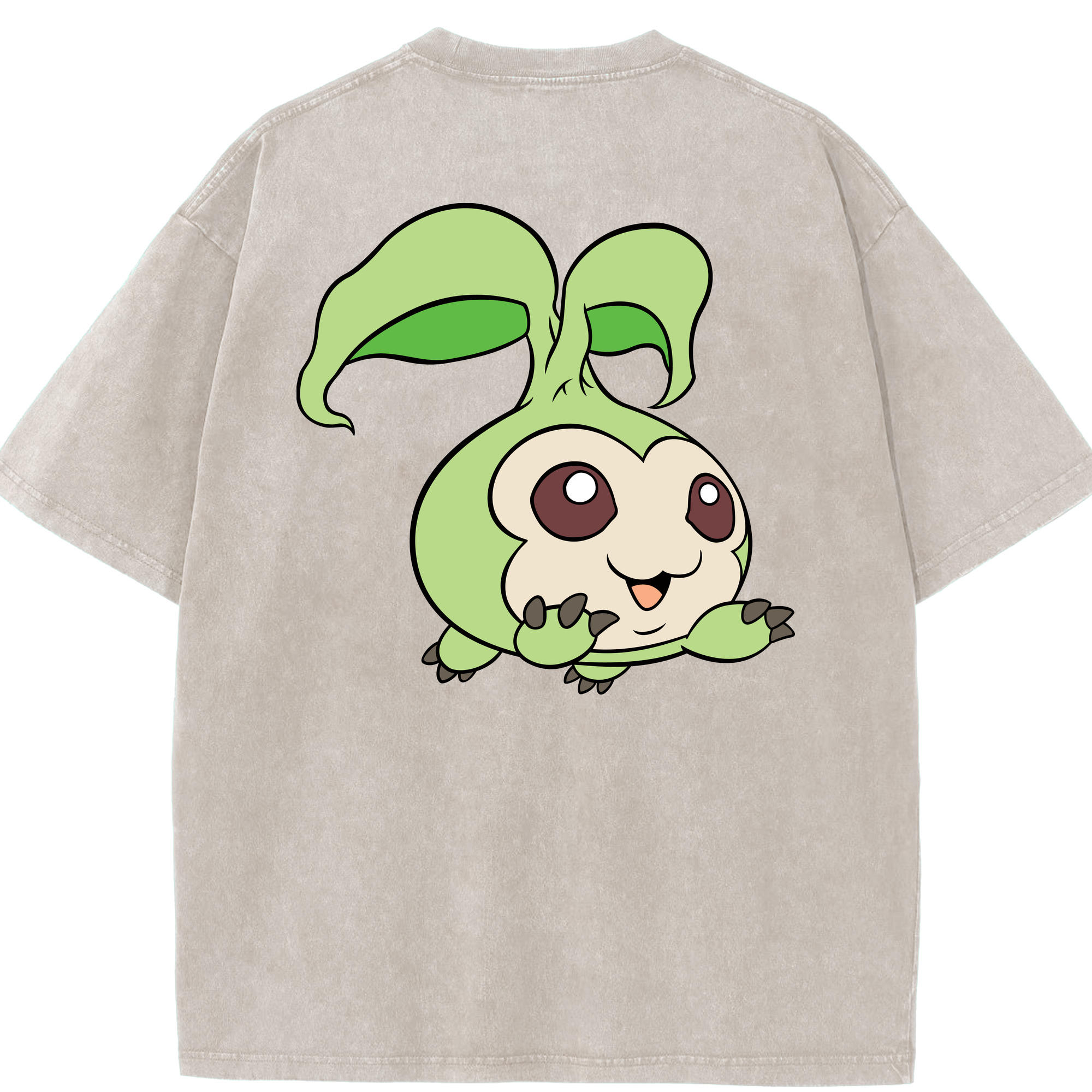 （画像用） Digimon デジタルモンスター/デジモン 綿100% ヴィンテージ風 半袖Tシャツ（背面プリント）