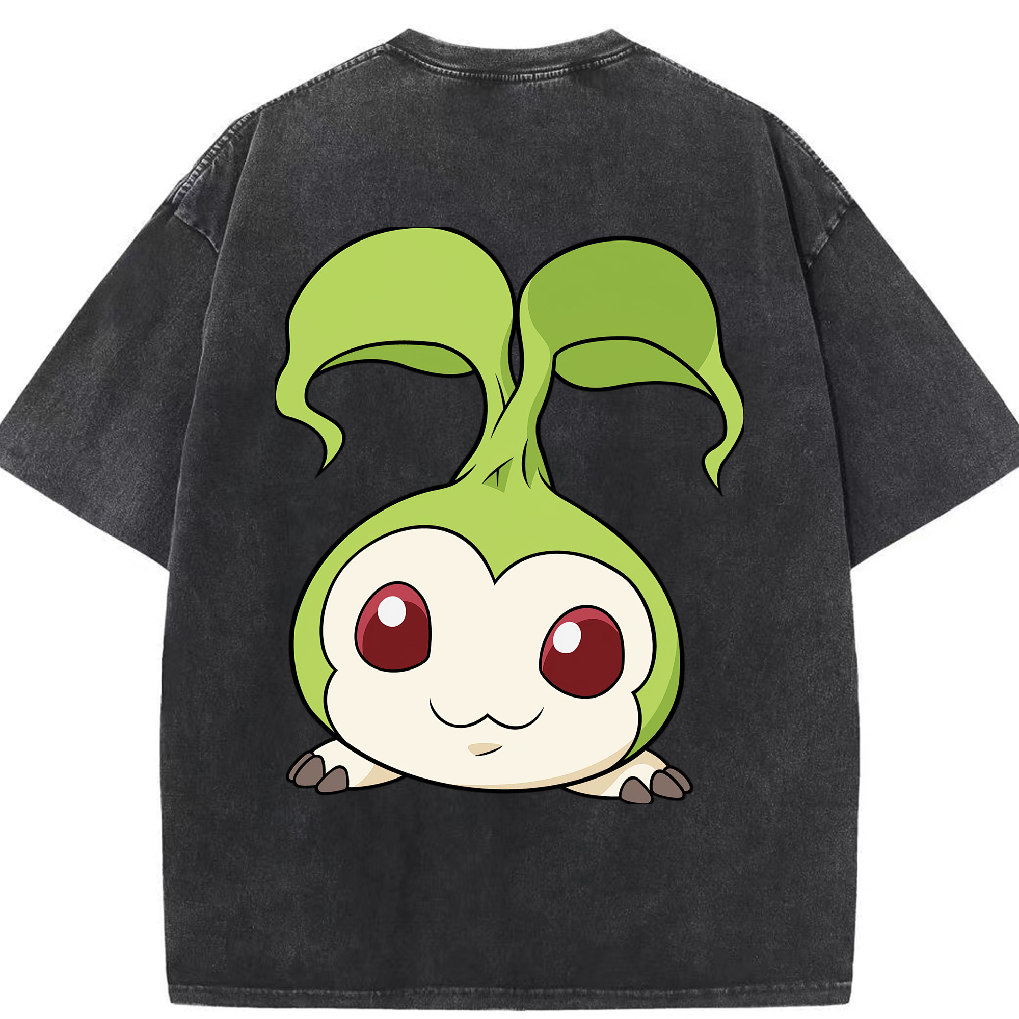 （画像用） Digimon デジタルモンスター/デジモン 綿100% ヴィンテージ風 半袖Tシャツ（背面プリント）