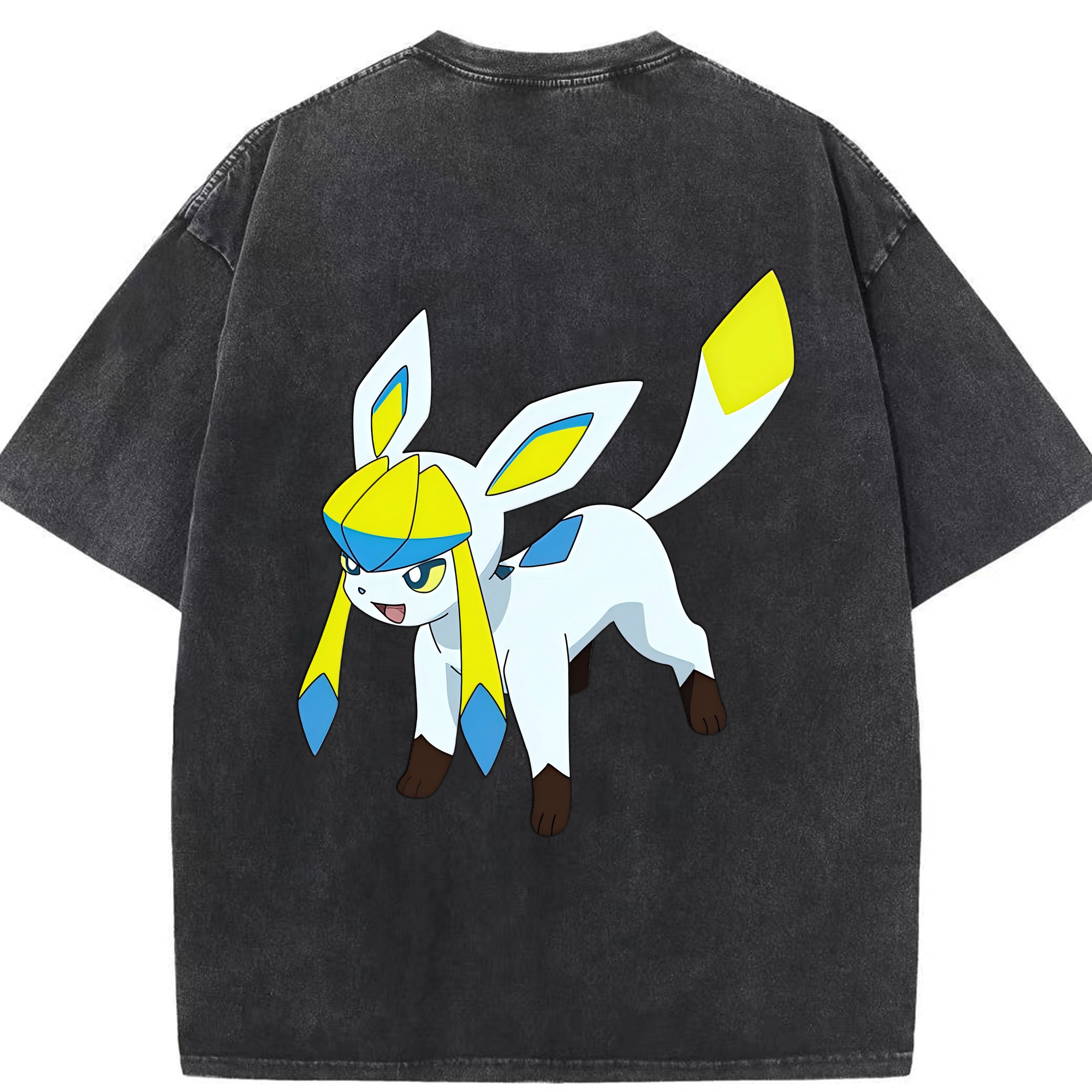 （画像用） Digimon デジタルモンスター/デジモン 綿100% ヴィンテージ風 半袖Tシャツ（背面プリント）