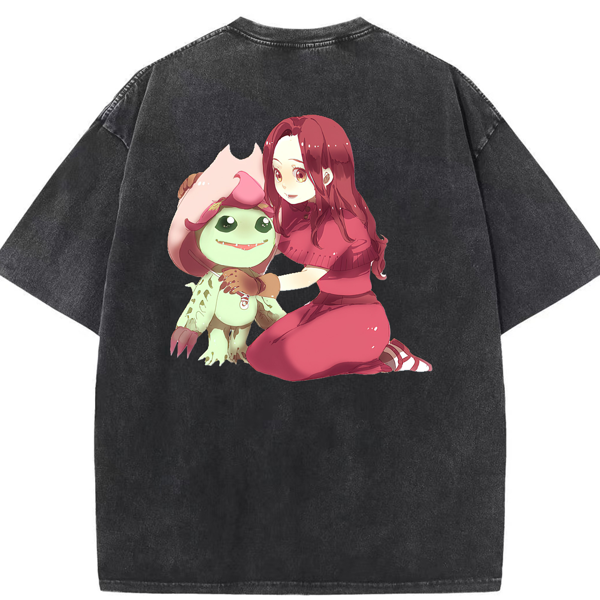（画像用） Digimon デジタルモンスター/デジモン 綿100% ヴィンテージ風 半袖Tシャツ（背面プリント）