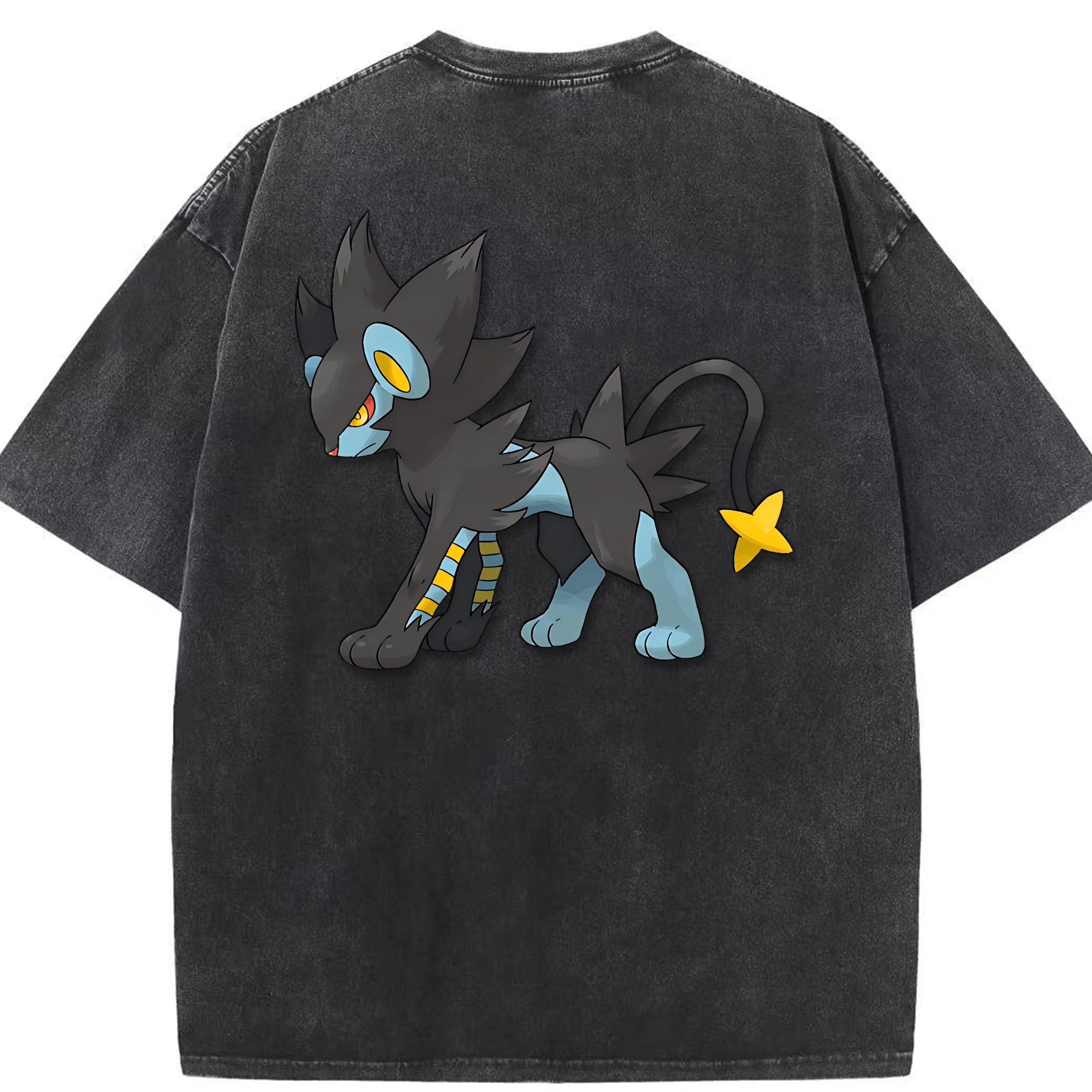 （画像用） Digimon デジタルモンスター/デジモン 綿100% ヴィンテージ風 半袖Tシャツ（背面プリント）