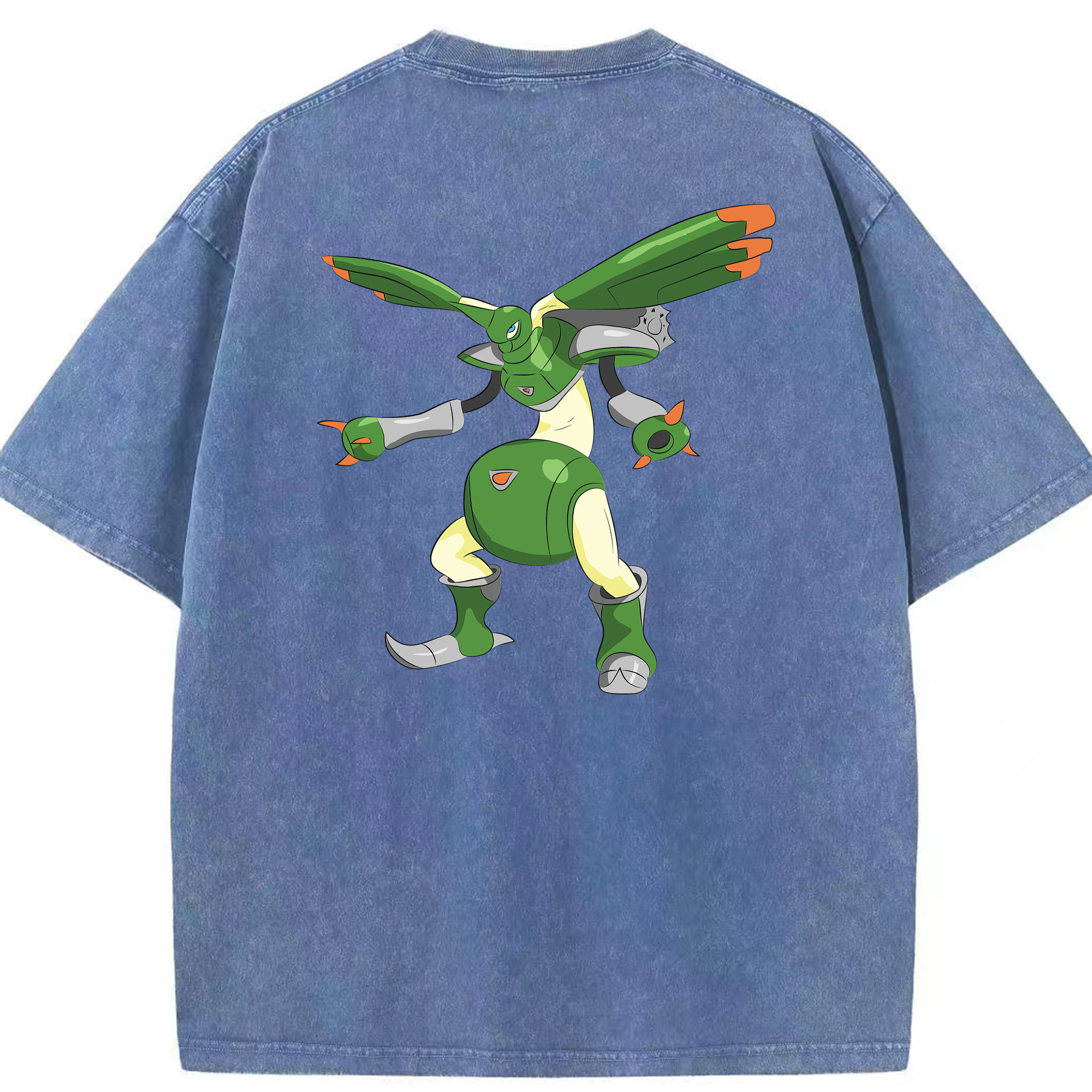 （画像用） Digimon デジタルモンスター/デジモン 綿100% ヴィンテージ風 半袖Tシャツ（背面プリント）
