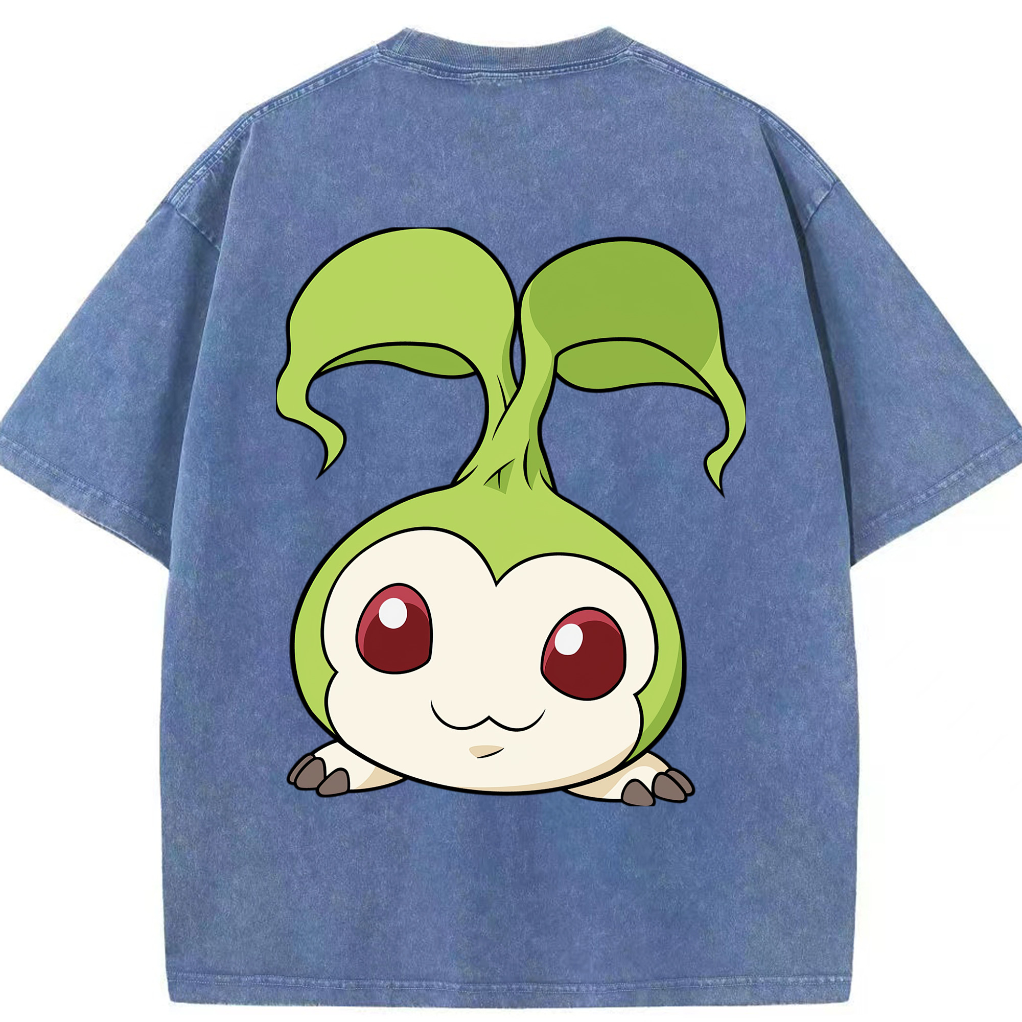 （画像用） Digimon デジタルモンスター/デジモン 綿100% ヴィンテージ風 半袖Tシャツ（背面プリント）
