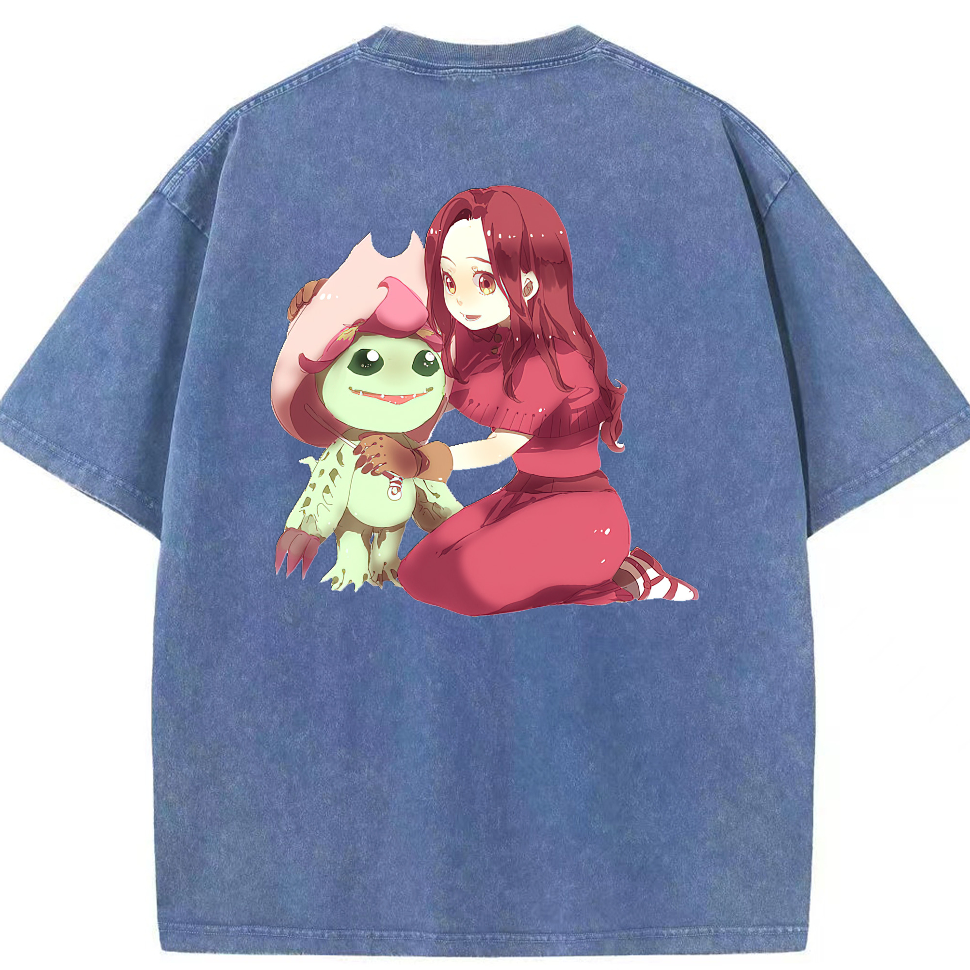 （画像用） Digimon デジタルモンスター/デジモン 綿100% ヴィンテージ風 半袖Tシャツ（背面プリント）