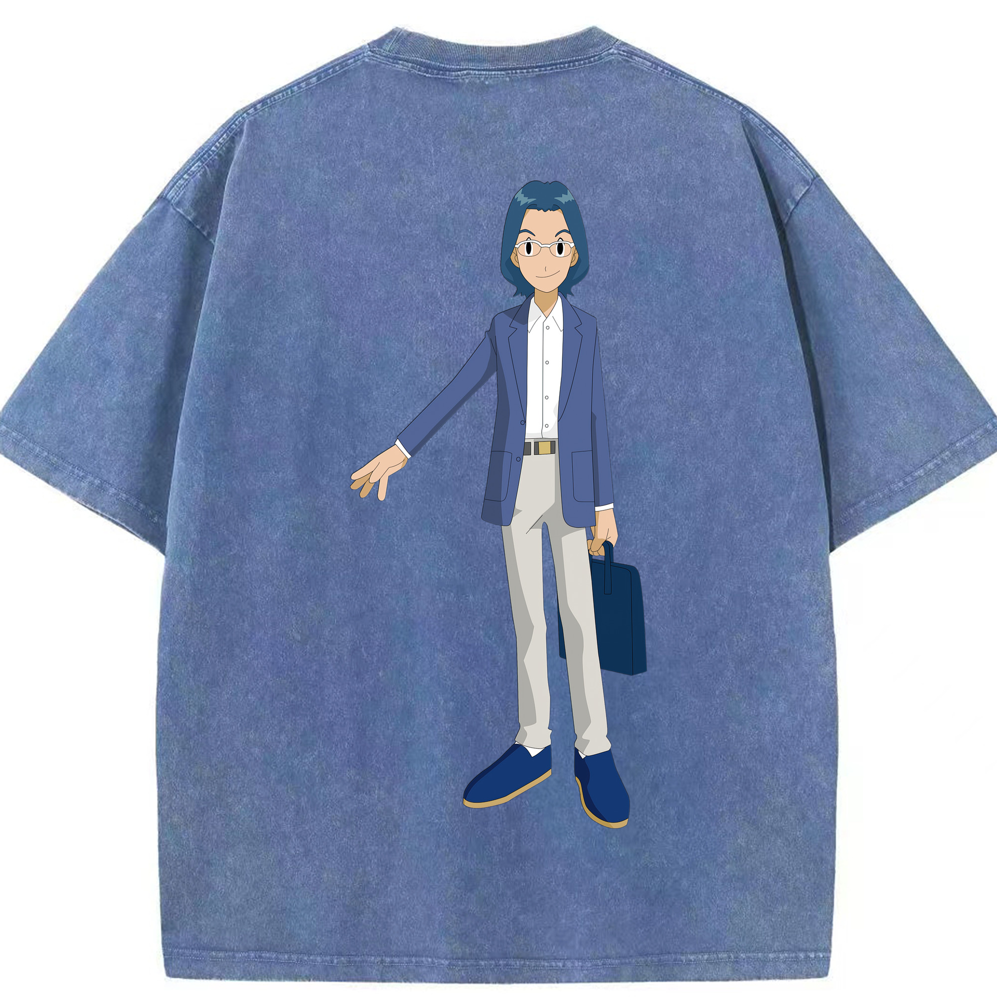 （画像用） Digimon デジタルモンスター/デジモン 綿100% ヴィンテージ風 半袖Tシャツ（背面プリント）