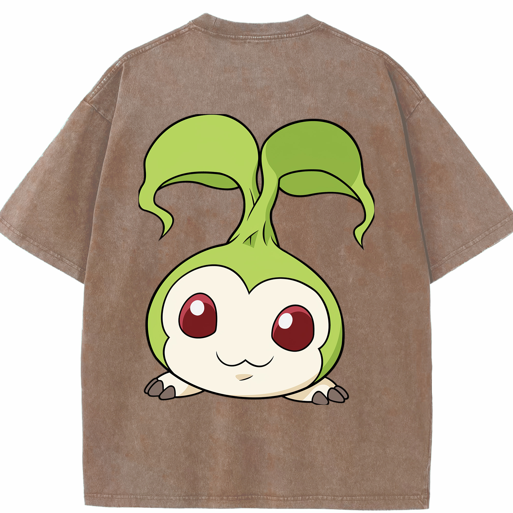 （画像用） Digimon デジタルモンスター/デジモン 綿100% ヴィンテージ風 半袖Tシャツ（背面プリント）