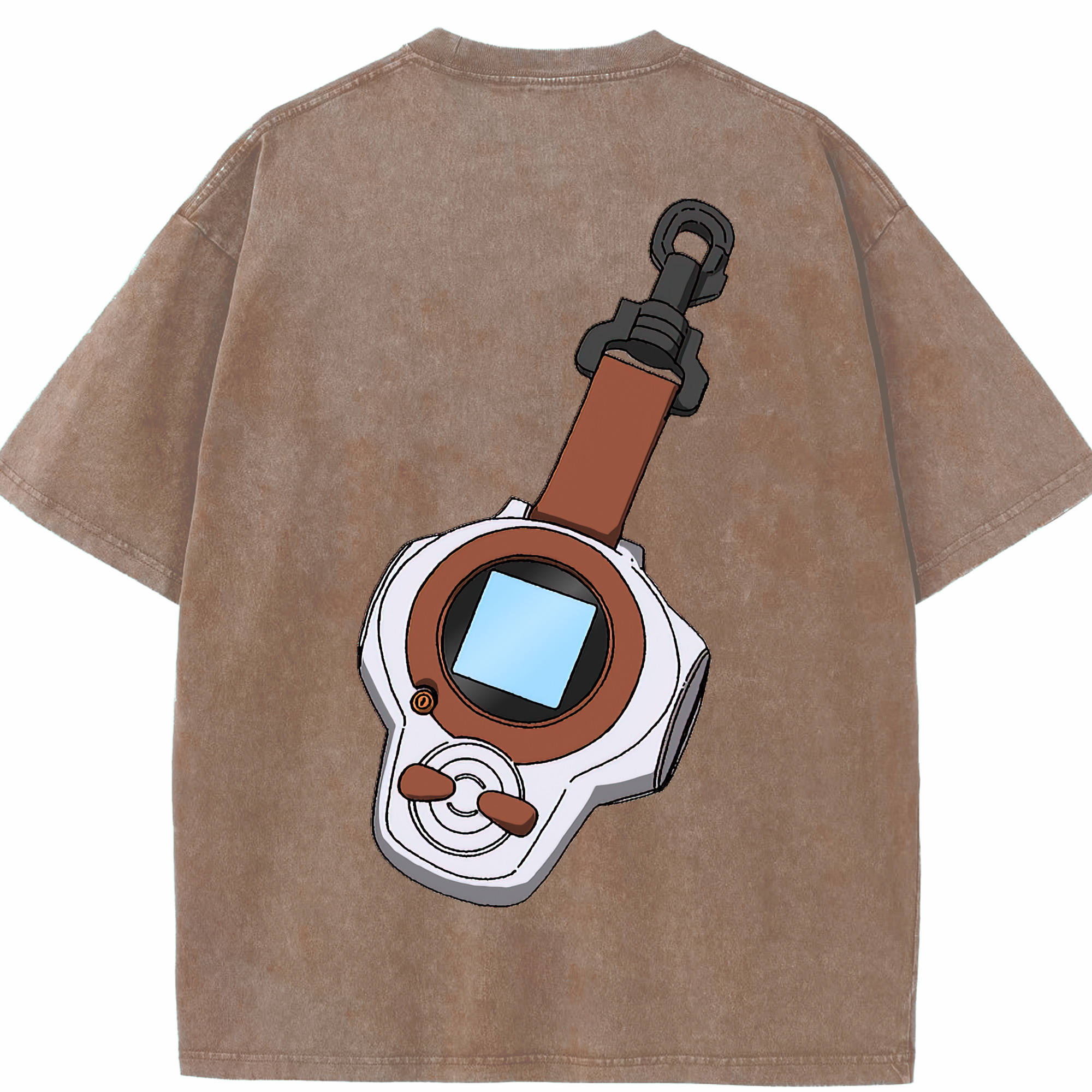 （画像用） Digimon デジタルモンスター/デジモン 綿100% ヴィンテージ風 半袖Tシャツ（背面プリント）
