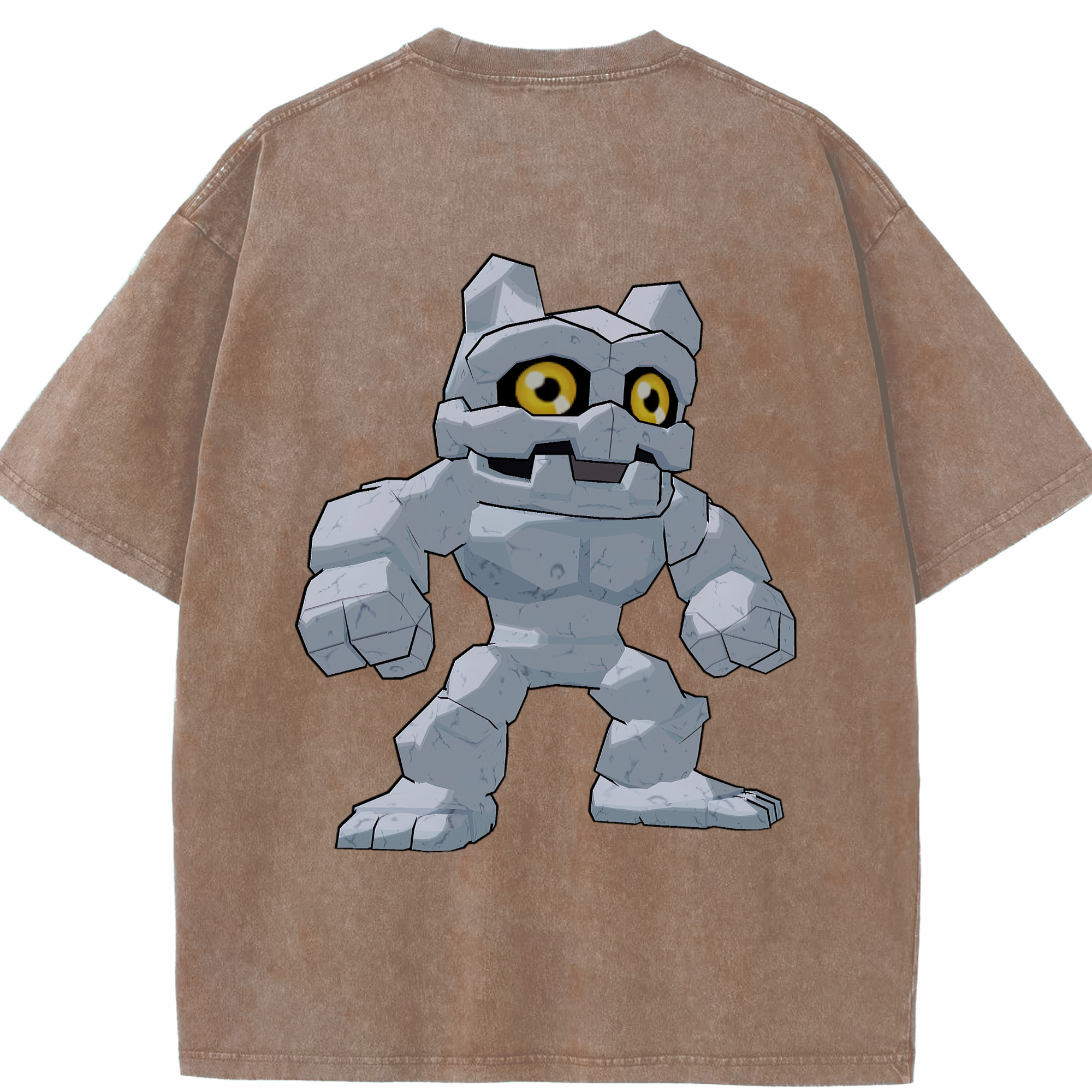 （画像用） Digimon デジタルモンスター/デジモン 綿100% ヴィンテージ風 半袖Tシャツ（背面プリント）
