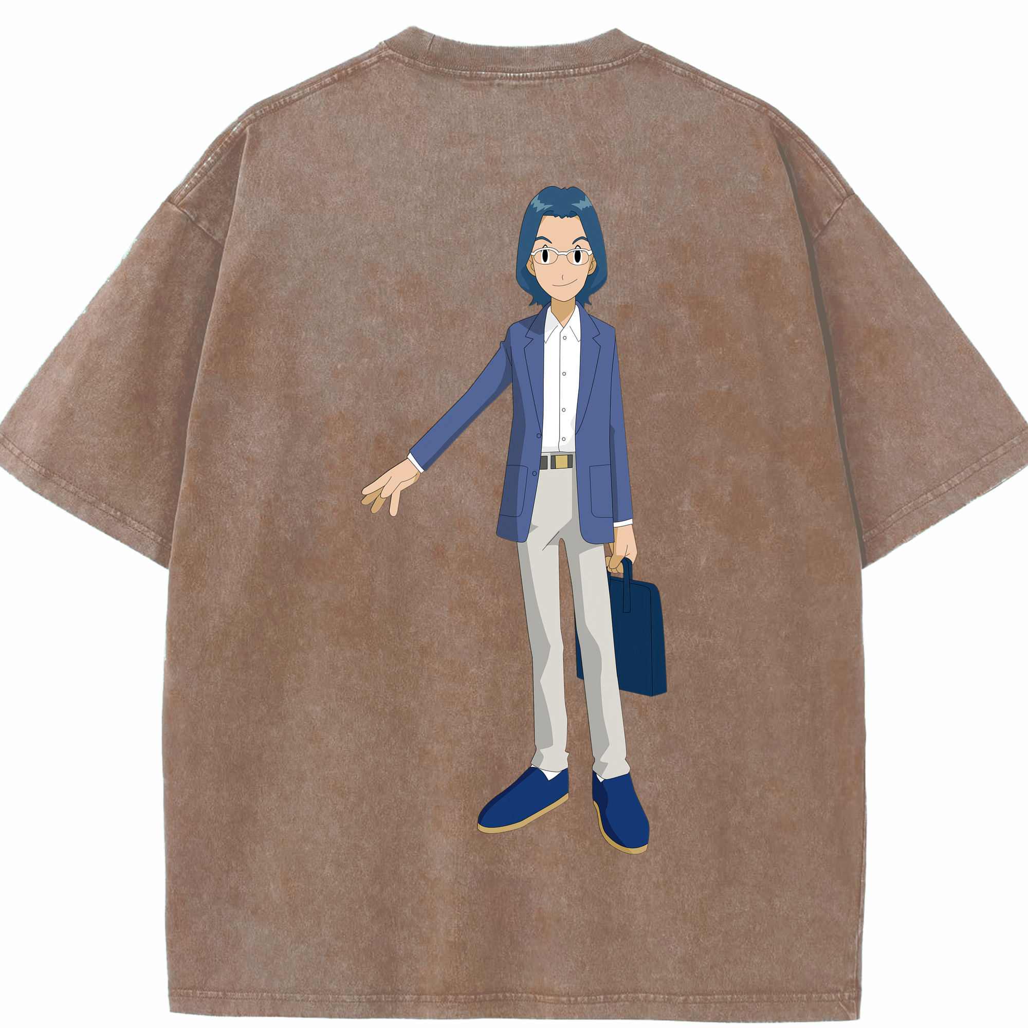 （画像用） Digimon デジタルモンスター/デジモン 綿100% ヴィンテージ風 半袖Tシャツ（背面プリント）