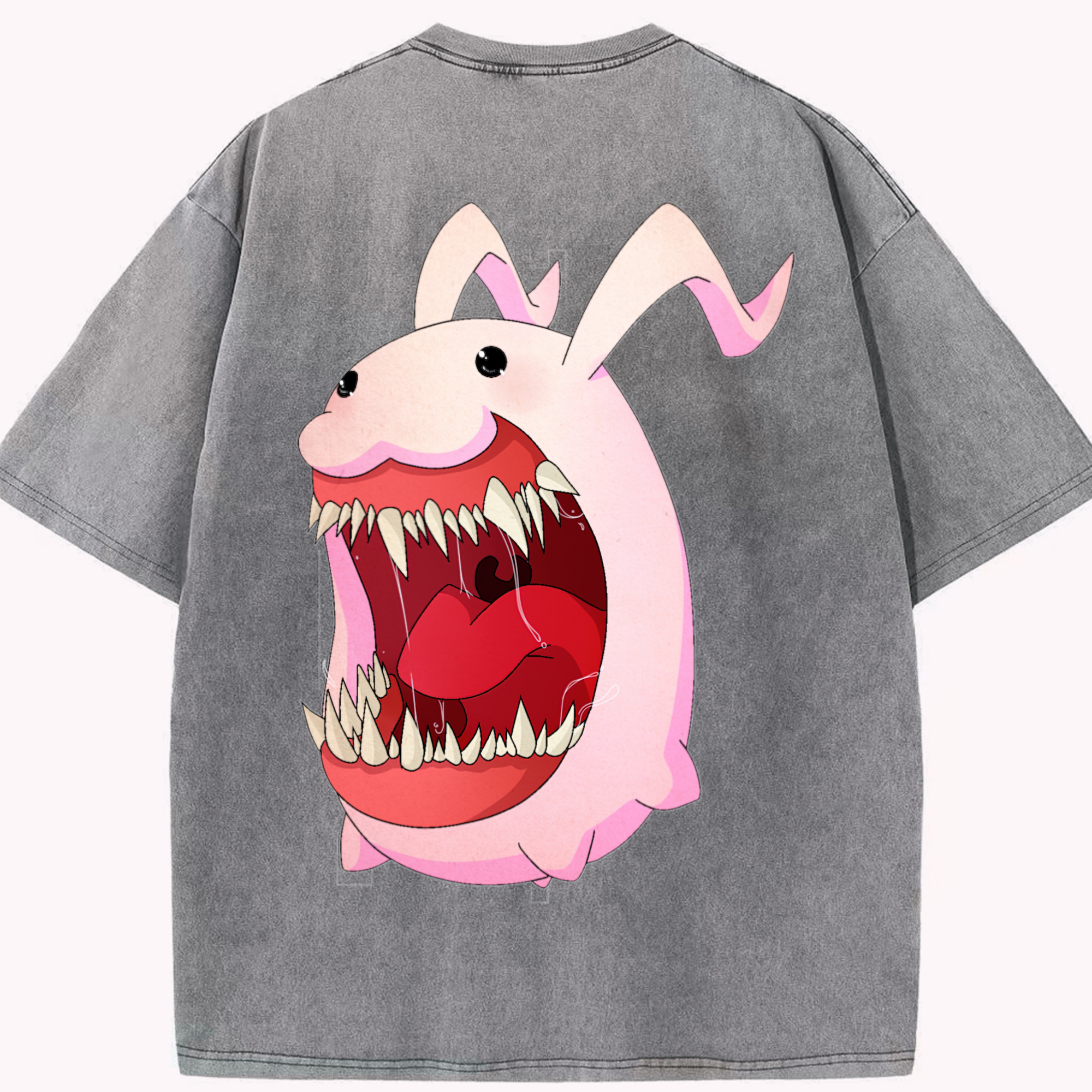 （画像用） Digimon デジタルモンスター/デジモン 綿100% ヴィンテージ風 半袖Tシャツ（背面プリント）
