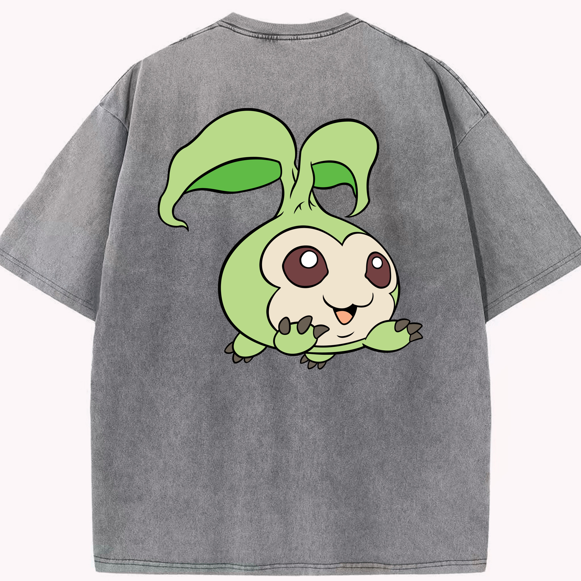 （画像用） Digimon デジタルモンスター/デジモン 綿100% ヴィンテージ風 半袖Tシャツ（背面プリント）