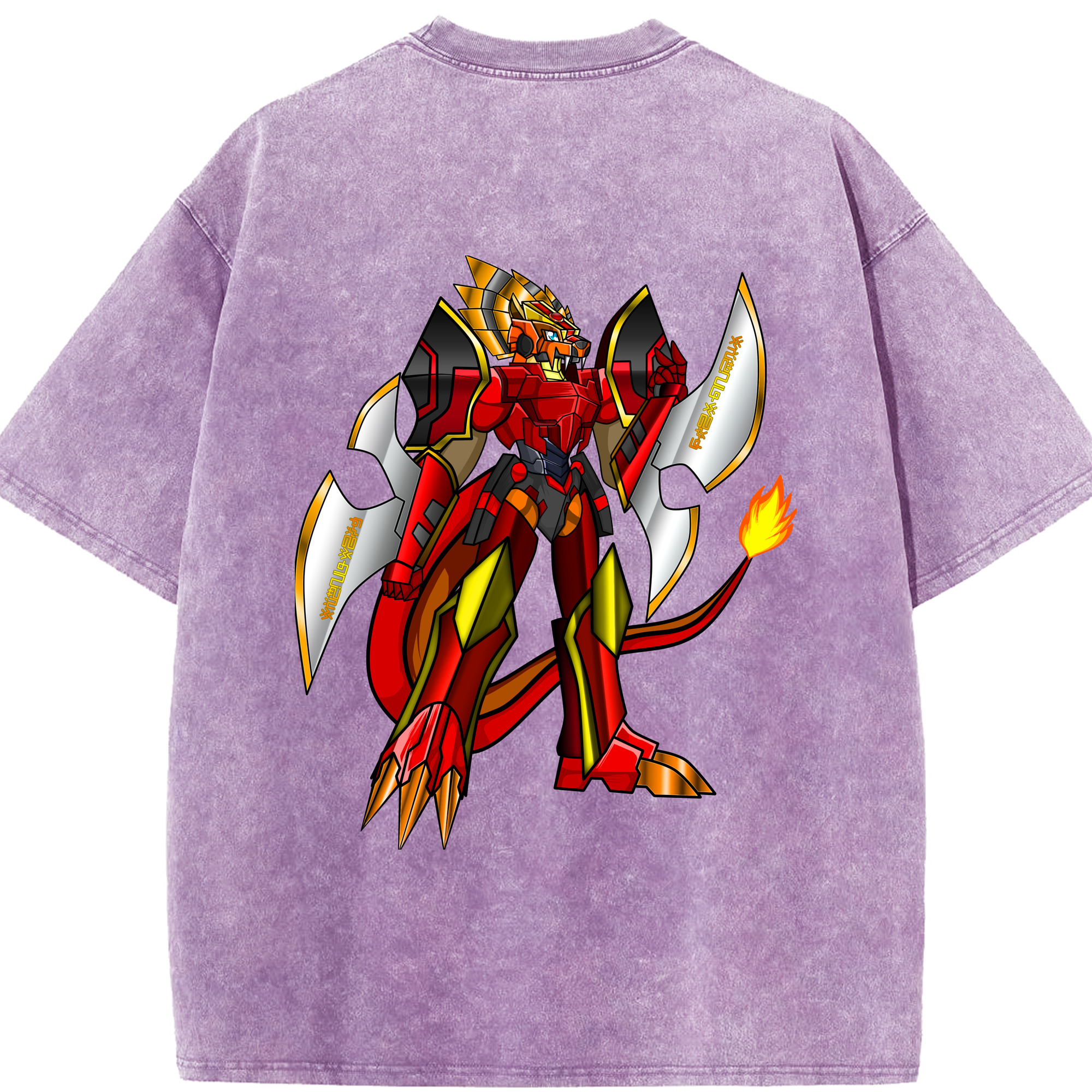 （画像用） Digimon デジタルモンスター/デジモン 綿100% ヴィンテージ風 半袖Tシャツ（背面プリント）