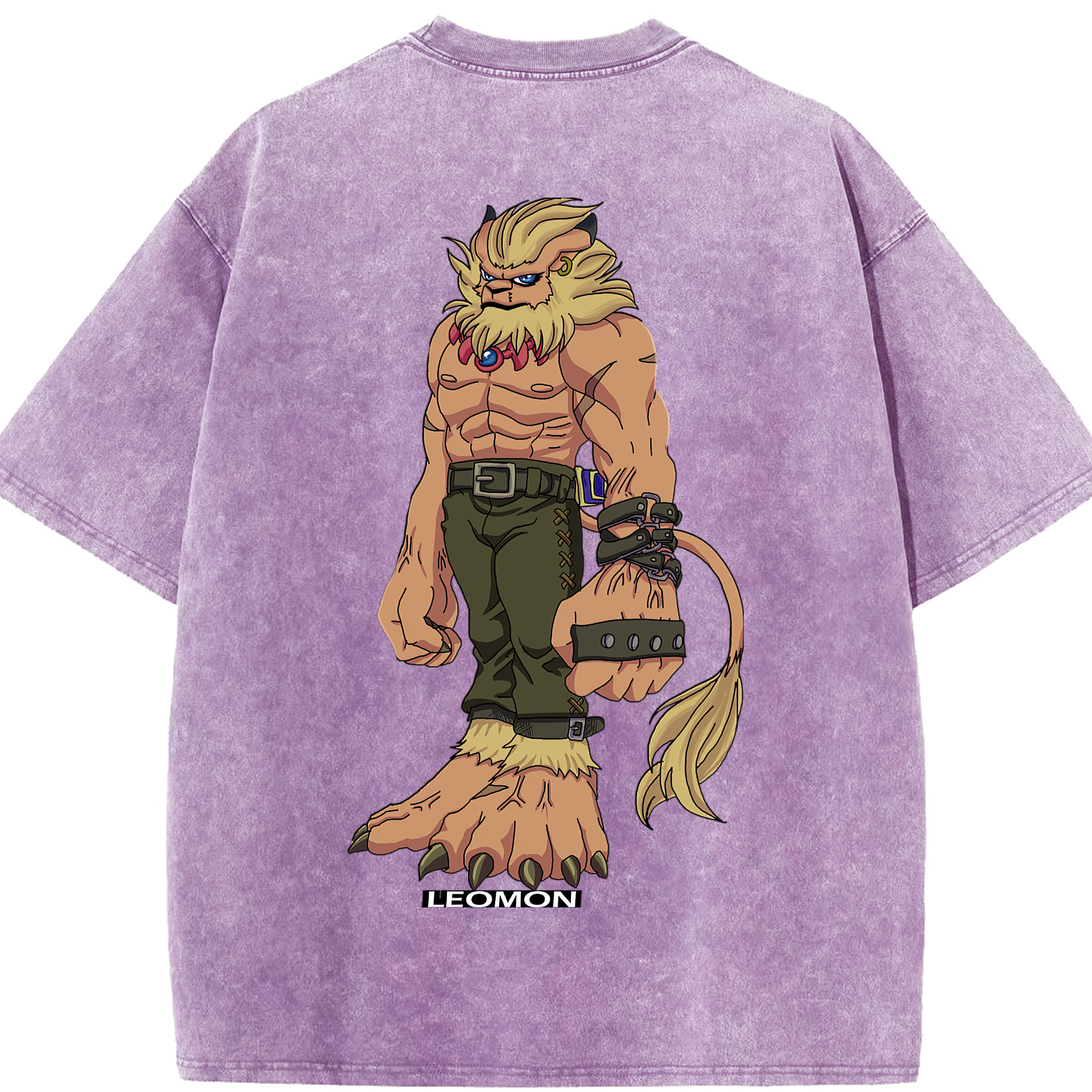 （画像用） Digimon デジタルモンスター/デジモン 綿100% ヴィンテージ風 半袖Tシャツ（背面プリント）