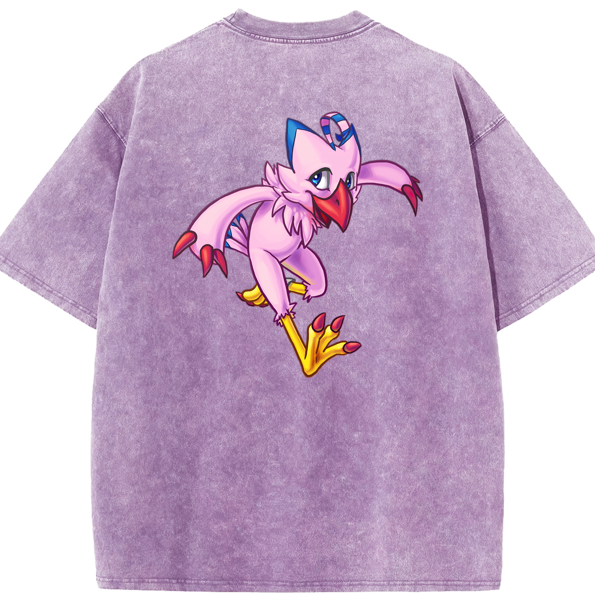 （画像用） Digimon デジタルモンスター/デジモン 綿100% ヴィンテージ風 半袖Tシャツ（背面プリント）