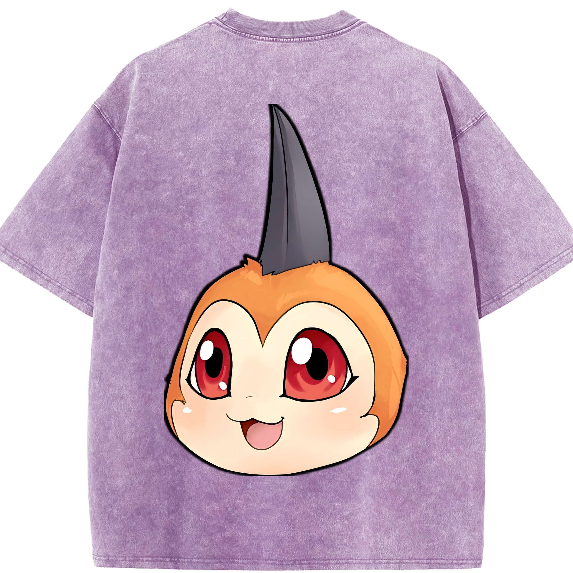 （画像用） Digimon デジタルモンスター/デジモン 綿100% ヴィンテージ風 半袖Tシャツ（背面プリント）