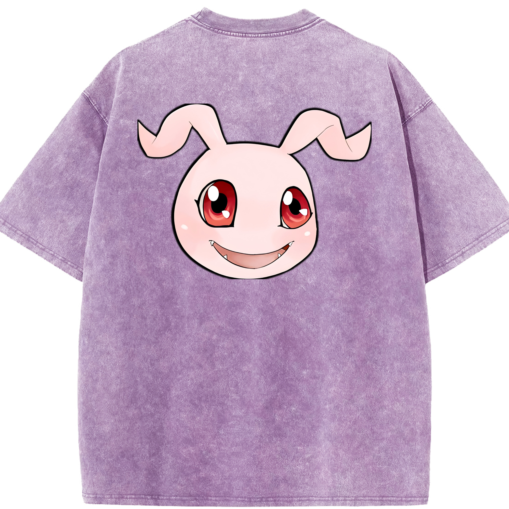 （画像用） Digimon デジタルモンスター/デジモン 綿100% ヴィンテージ風 半袖Tシャツ（背面プリント）